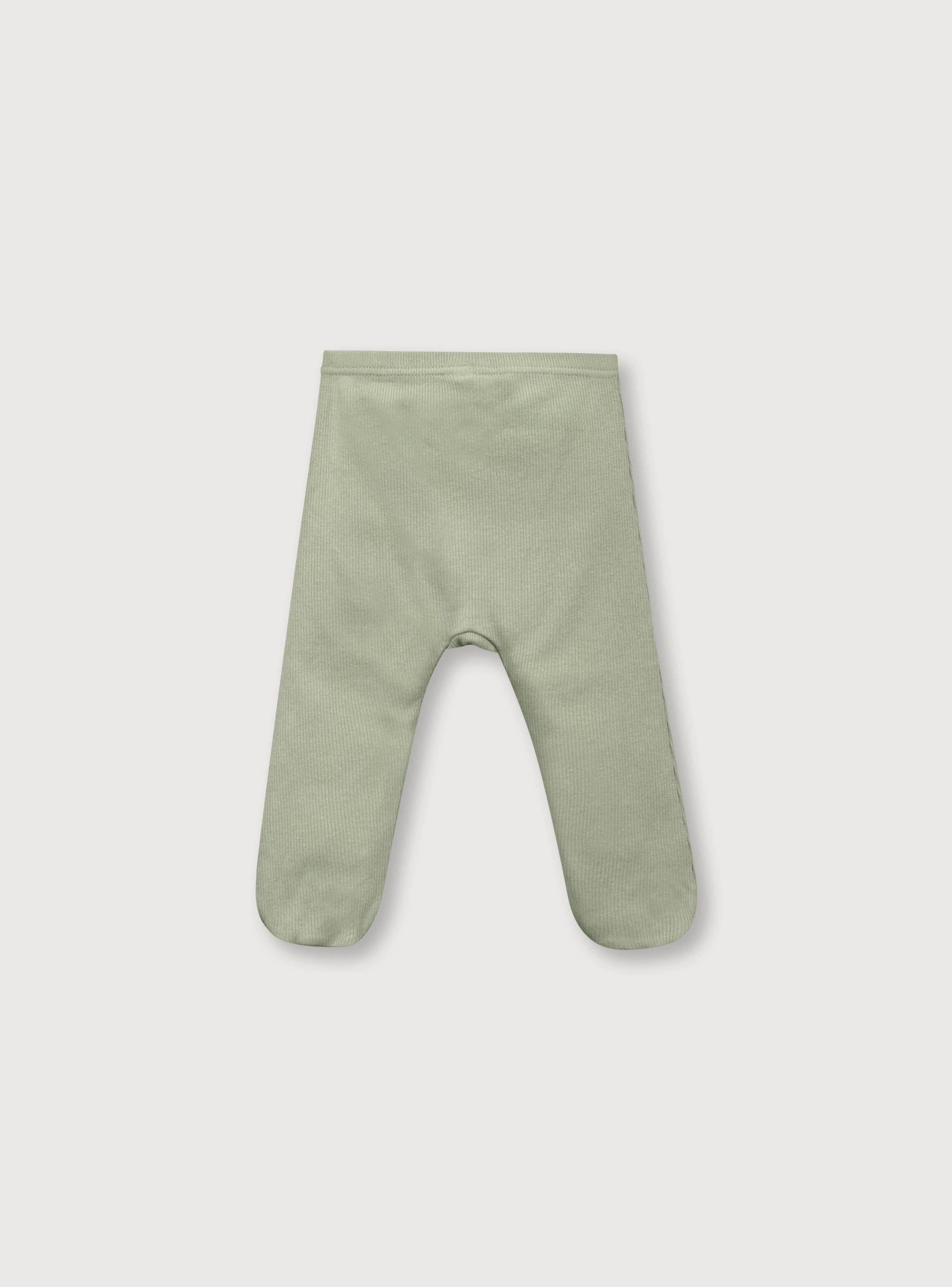 Pantalón Orgánico Oliva (rn A 9 Meses)-1