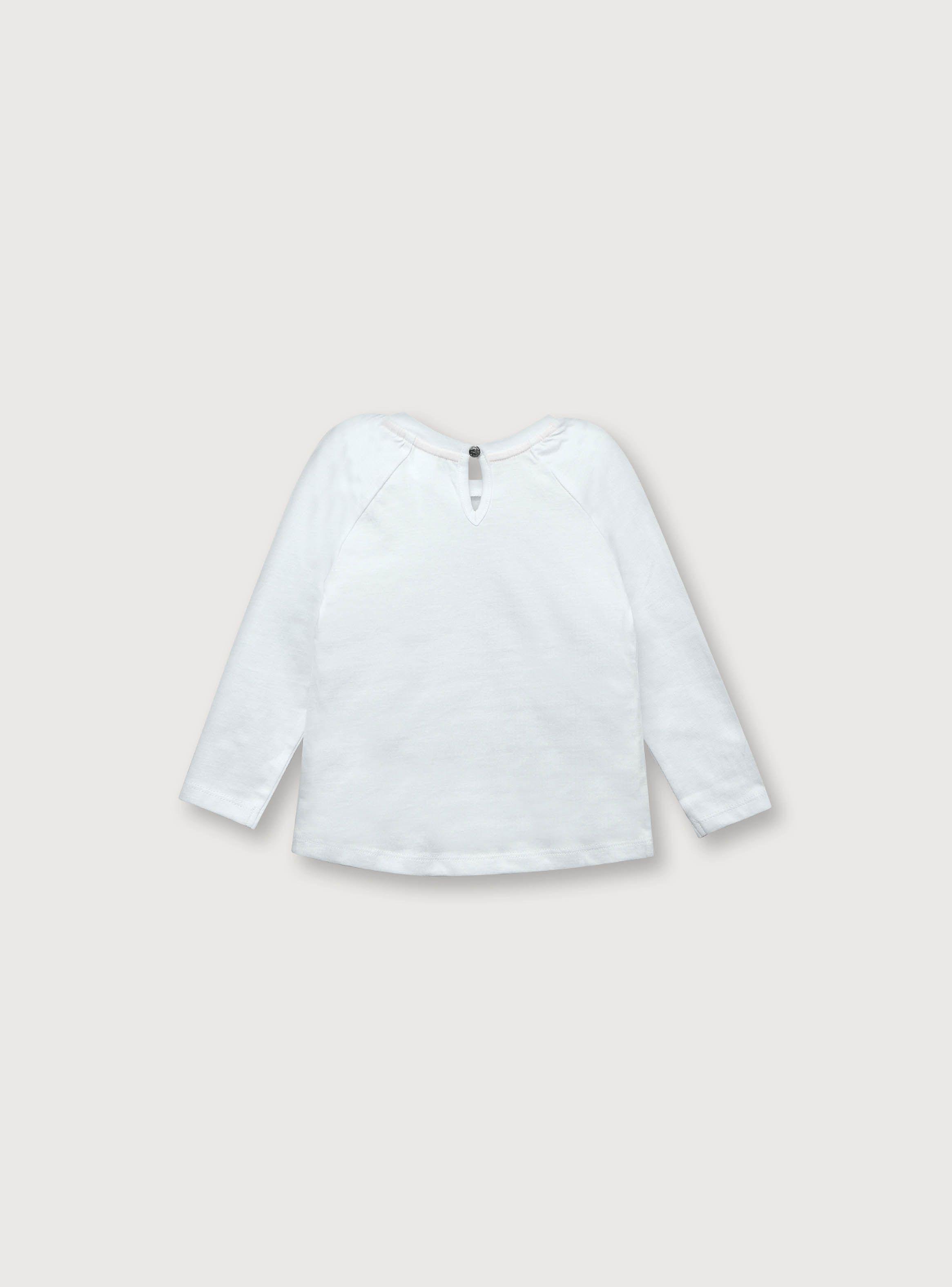 Polera Niña Delfin Princesa Blanco (6M A 4A) Opaline-1