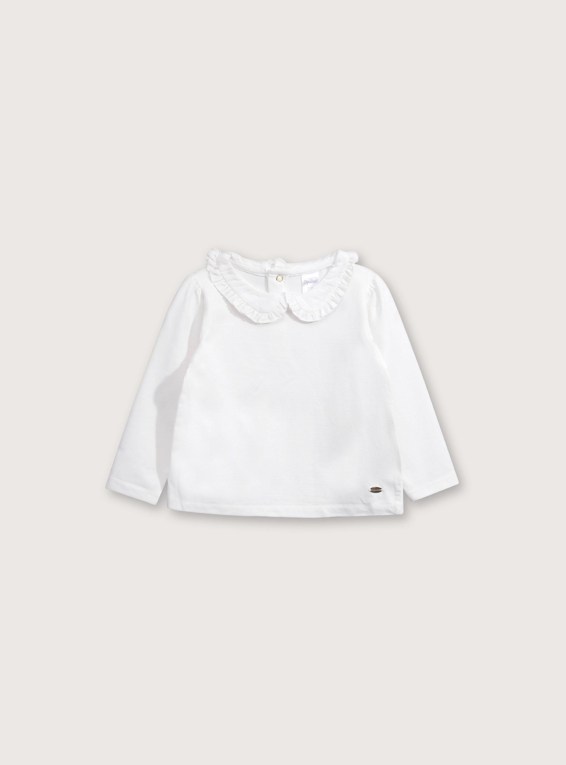Polera Niña Blanco 39257 OPALINE-0