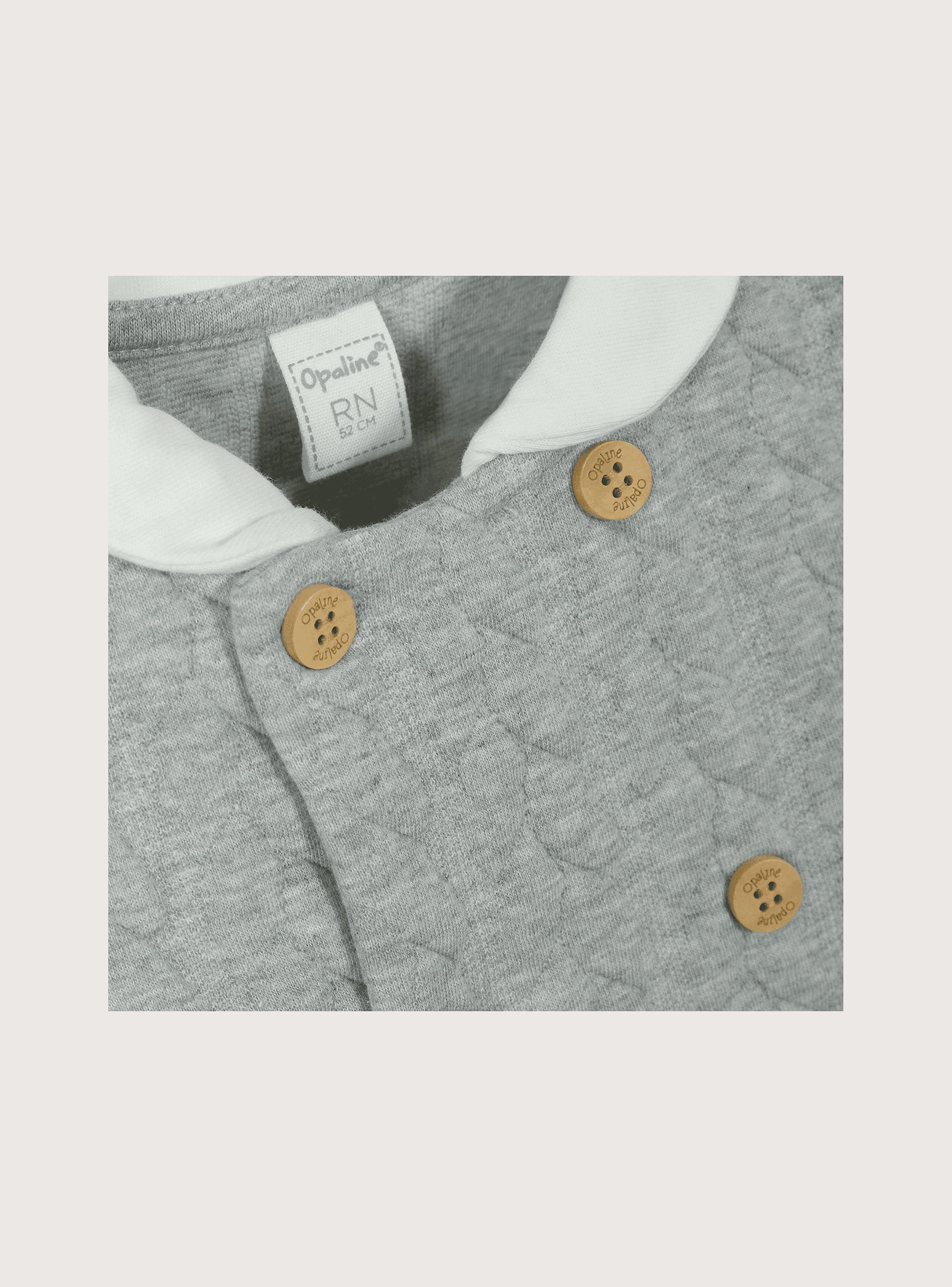 Oso Bebe Niño Gris Melange-3