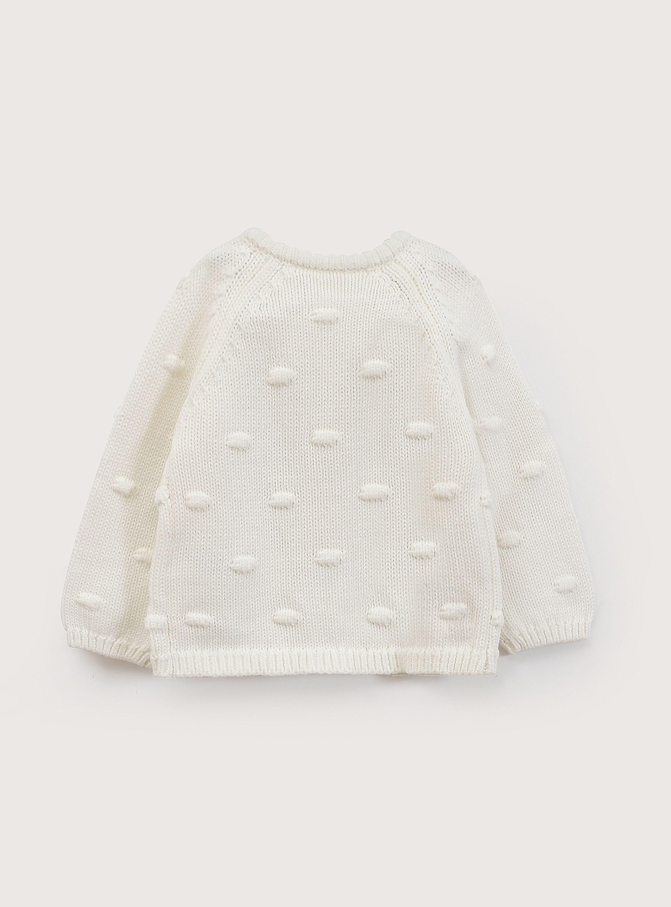 Chaleco Infant Niña Flores Blanco-2