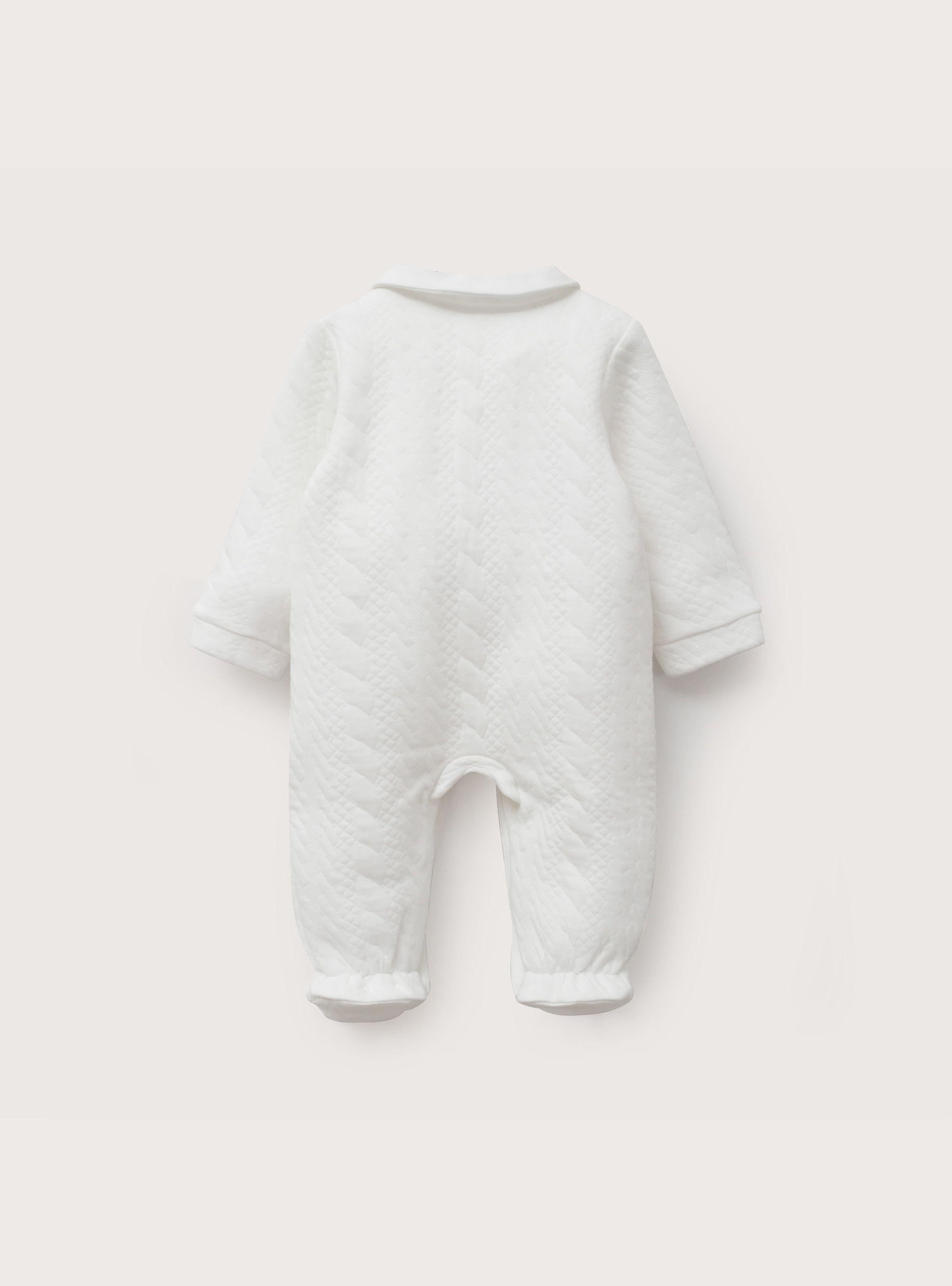 Osito Quilted Blanco Bebe Unisex-2