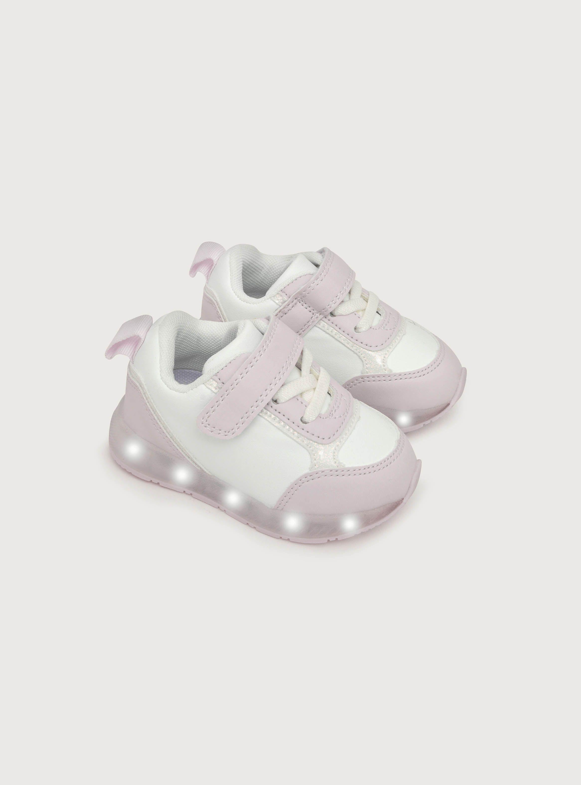 Zapatilla luces Niña Lila (20 a 29) Opaline-0