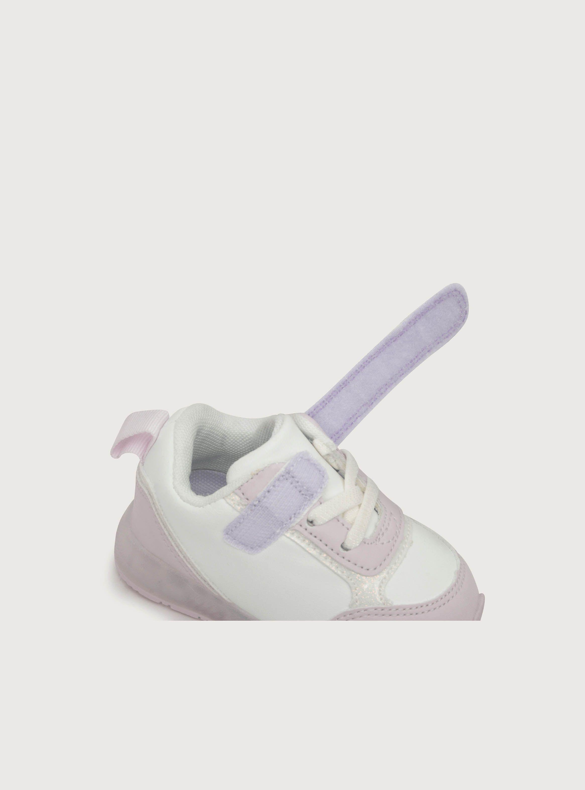 Zapatilla luces Niña Lila (20 a 29) Opaline-3