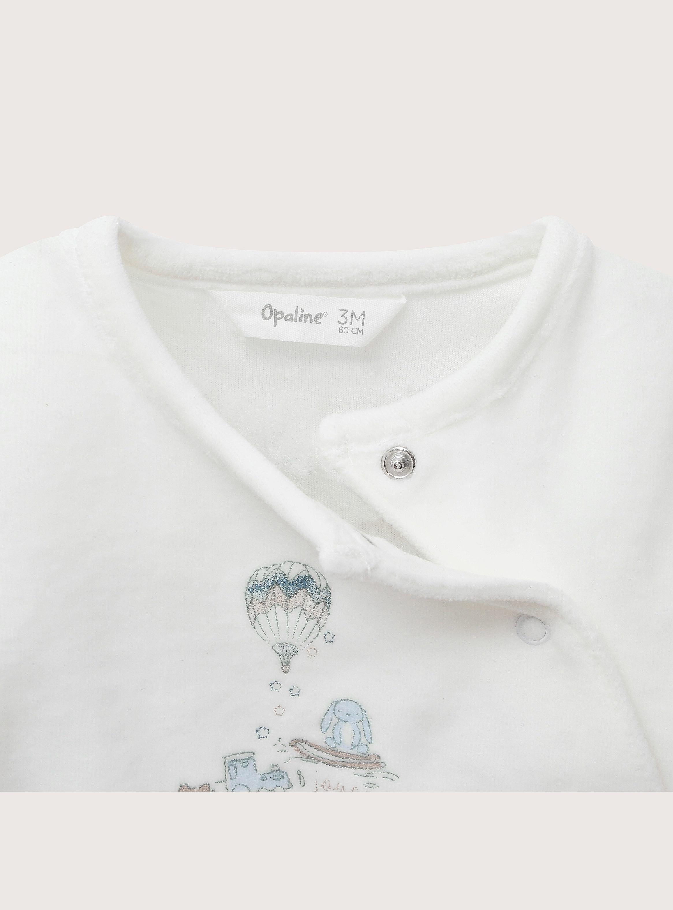 Conjunto Plush Bebe Niño Celeste-4