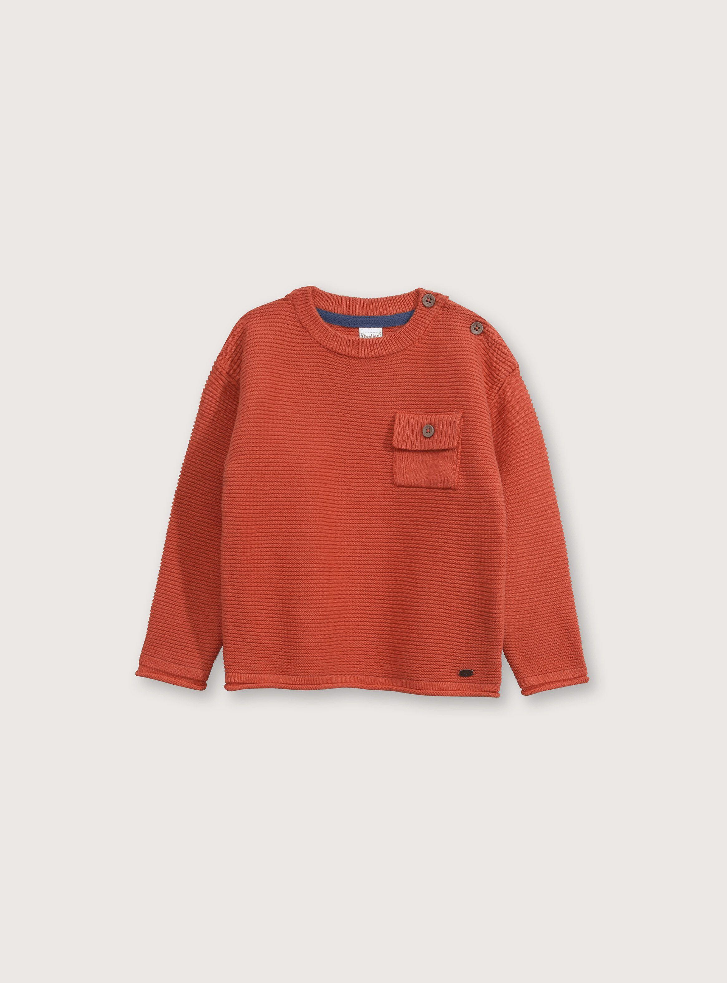 Sweater Niño Naranjo 39275 OPALINE-0