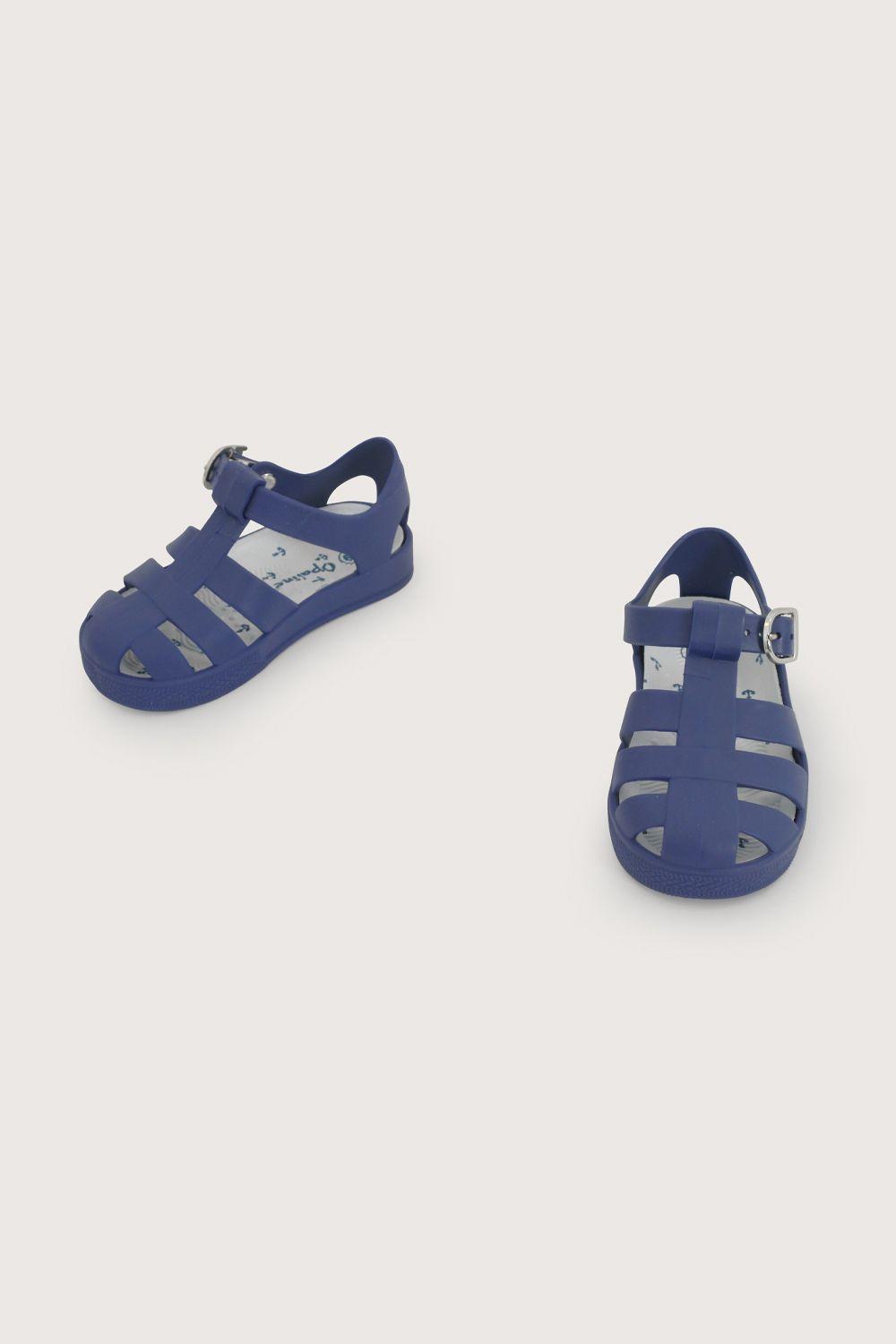 Sandalia primeros pasos aqua azul de niño-3