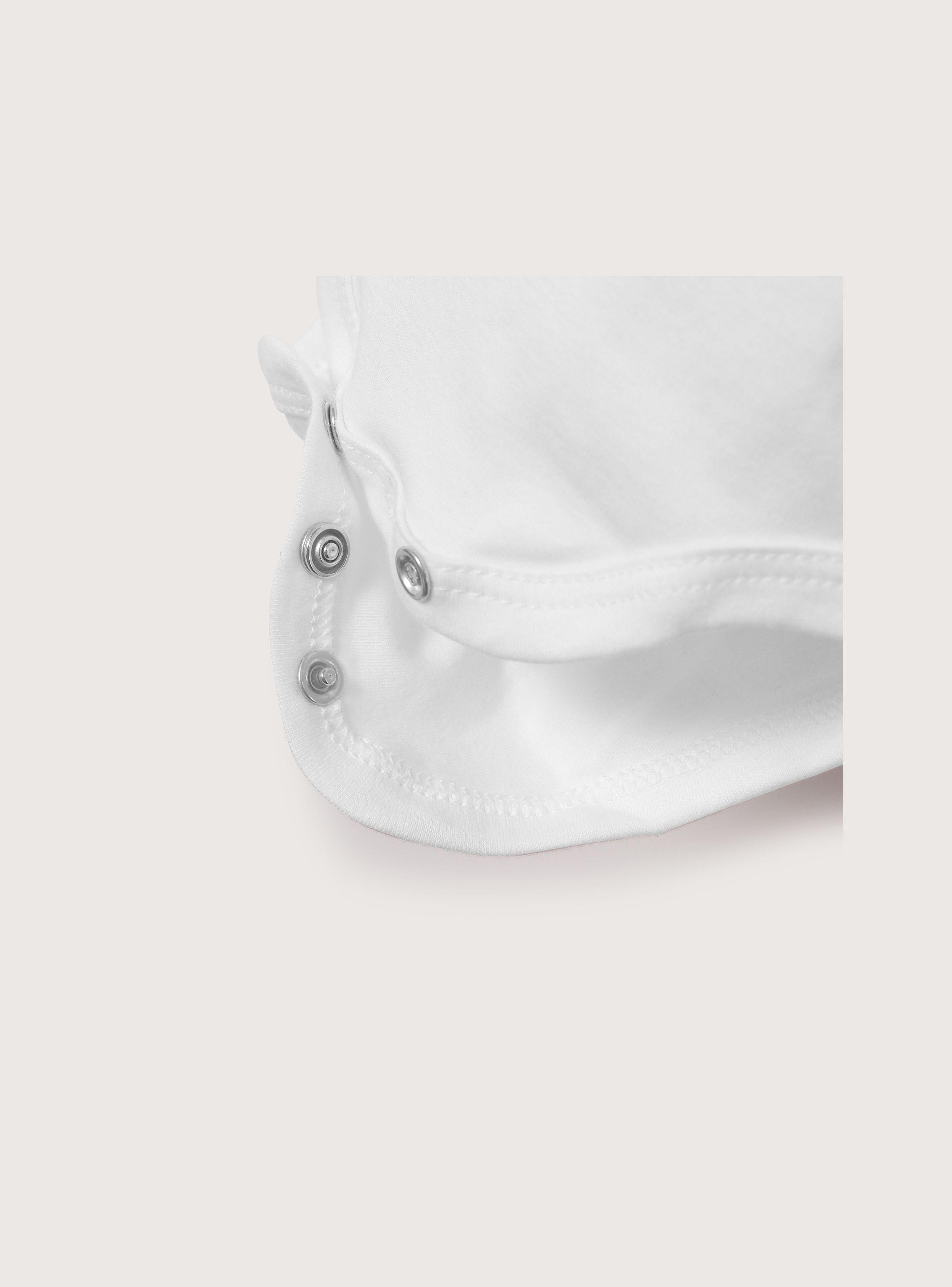 Bodies blancos de algodón para bebé, pack de 2-2