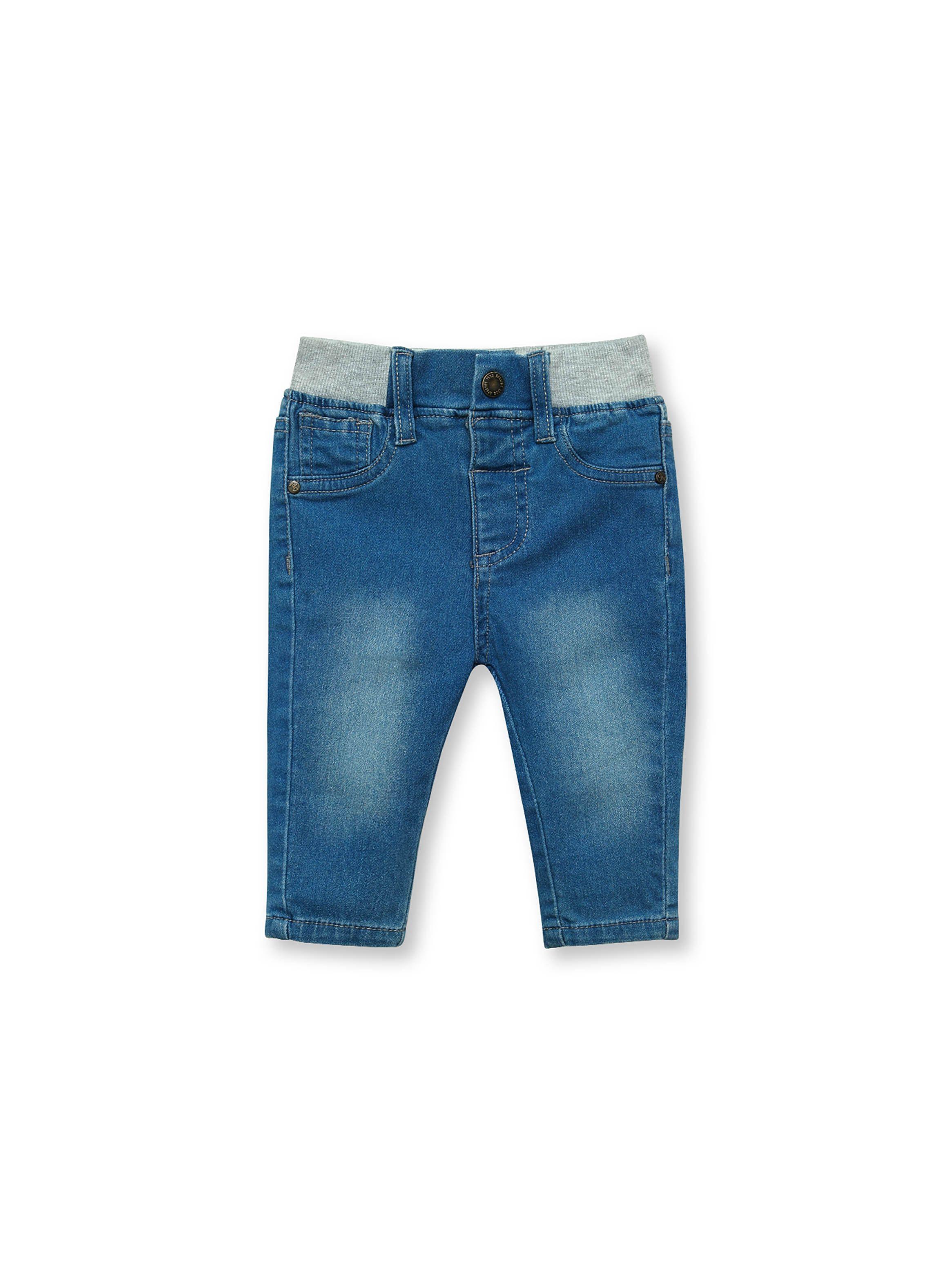 Jeans Bebé Pretina Azul (Recién Nacido A 9 Meses) Opaline-0