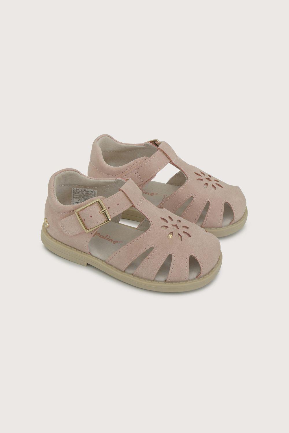 Sandalia rosada de niña-0