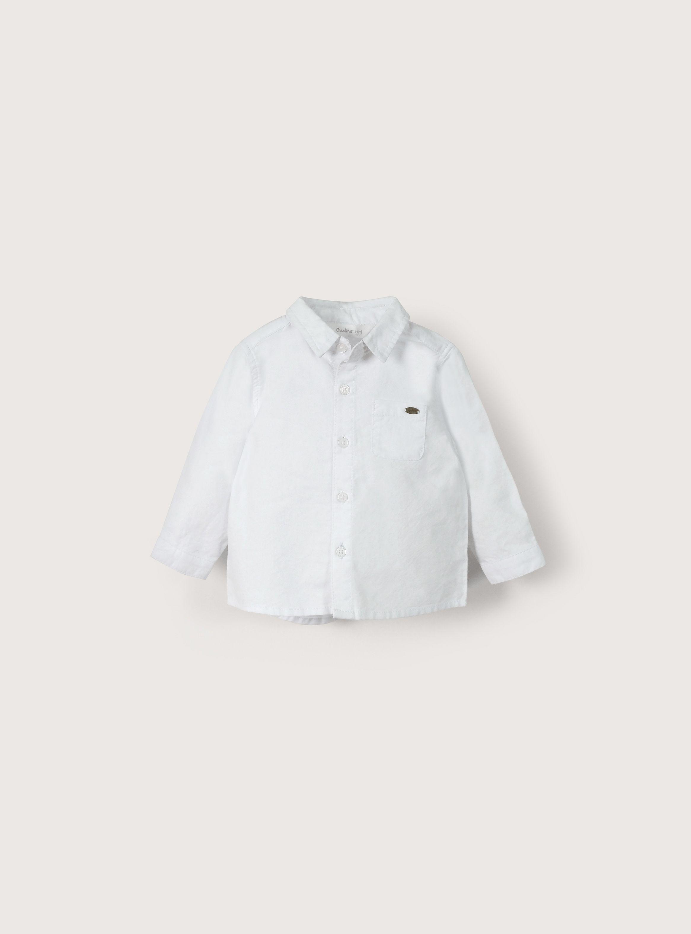 Camisa Niño Blanco 39719 Opaline-1