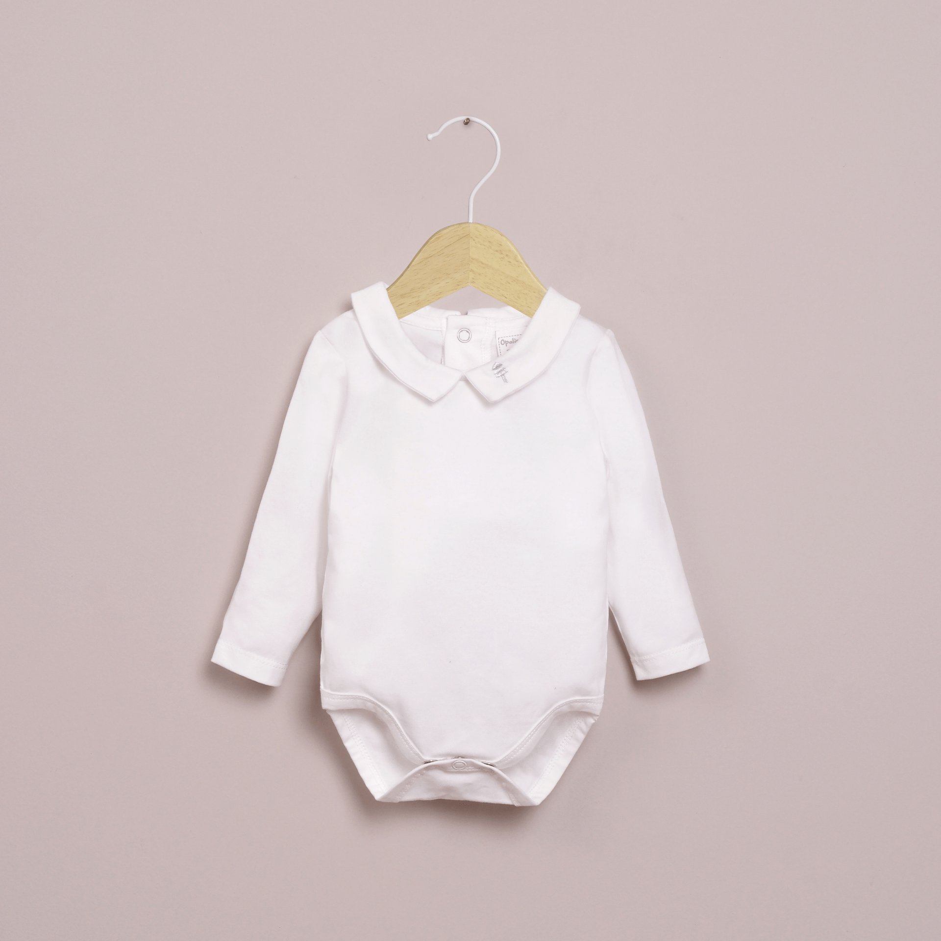 Body blanco de bebé niño-0