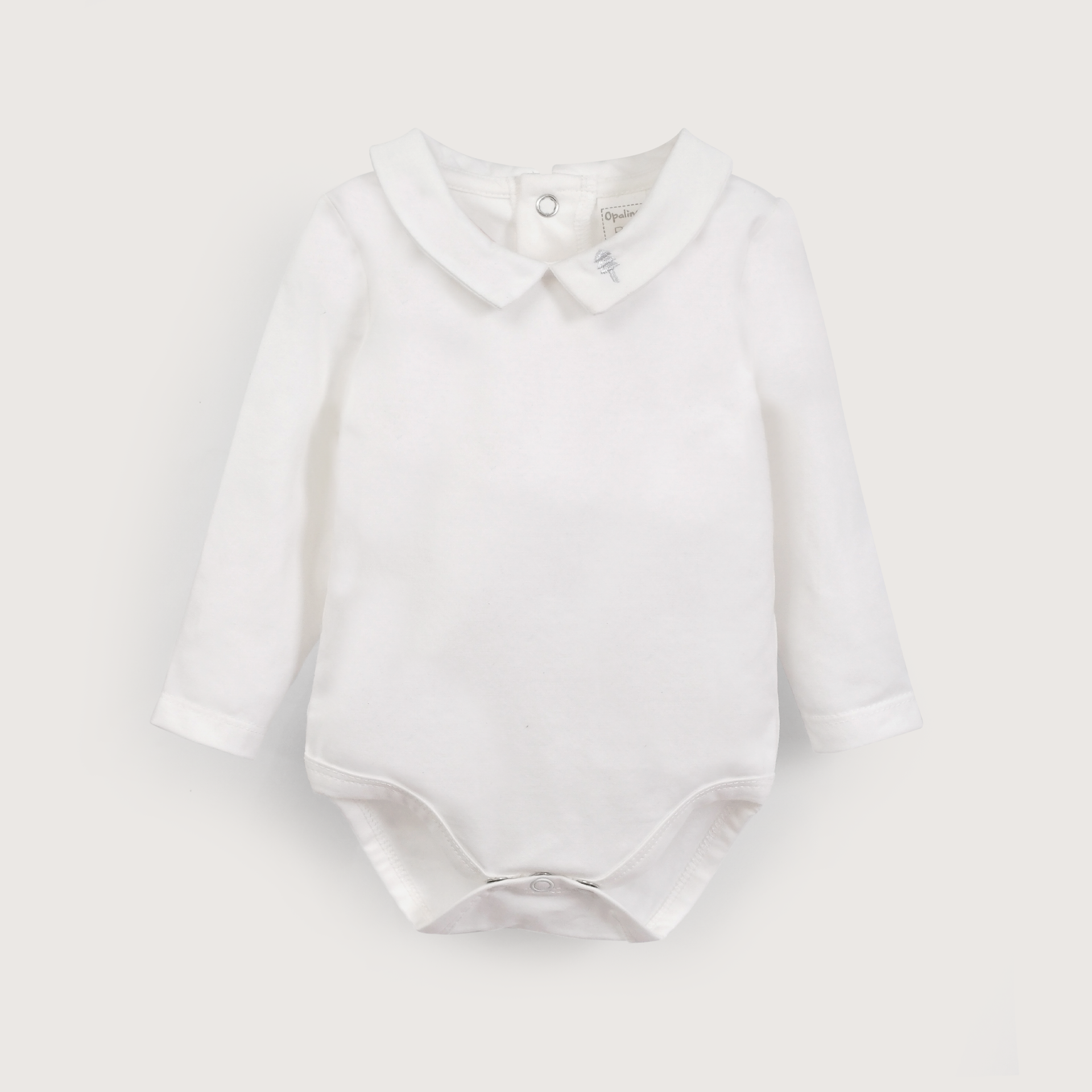 Body blanco de bebé niño-1