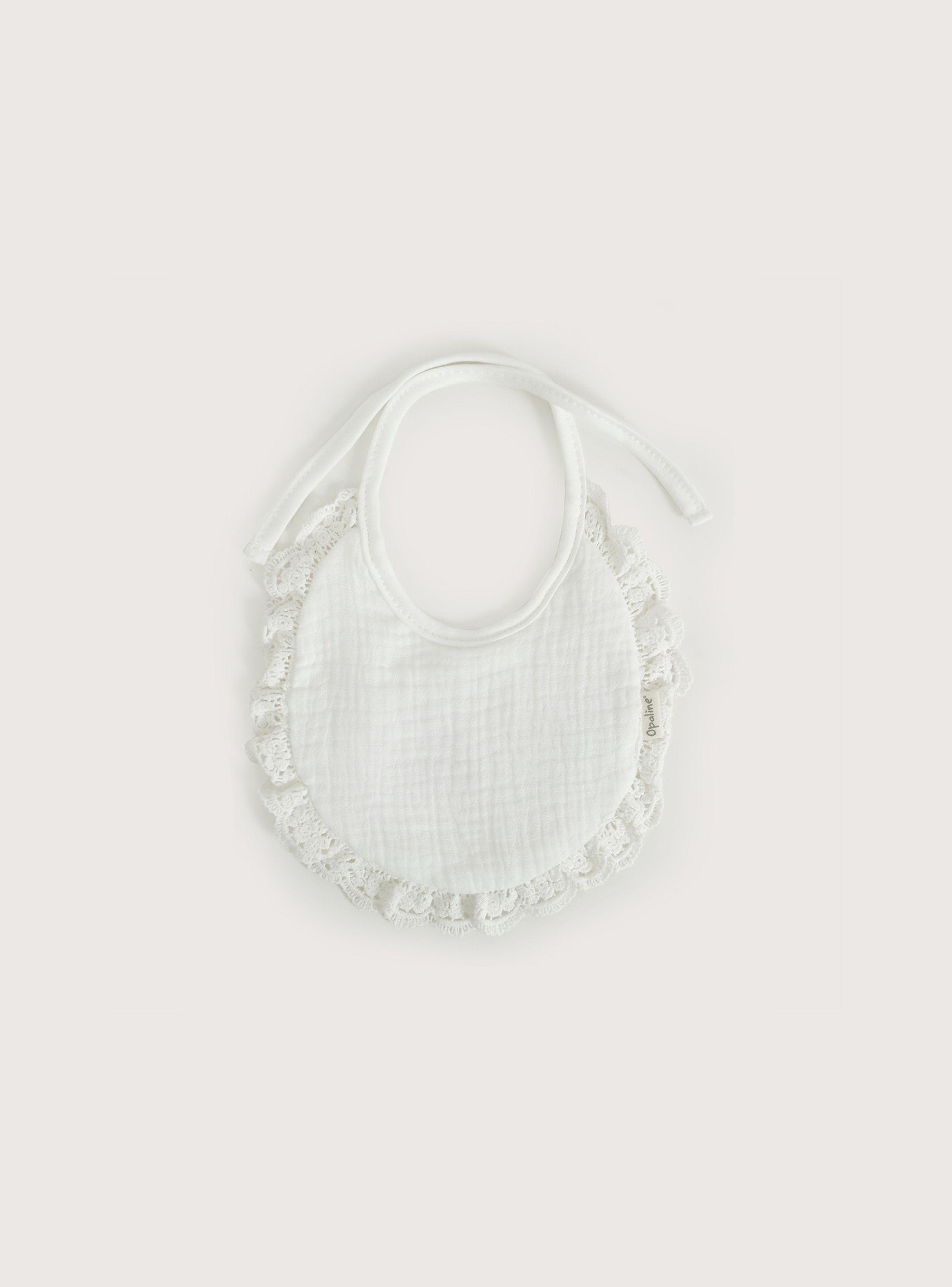 Babero Niña Blanco 40624 Opaline-2