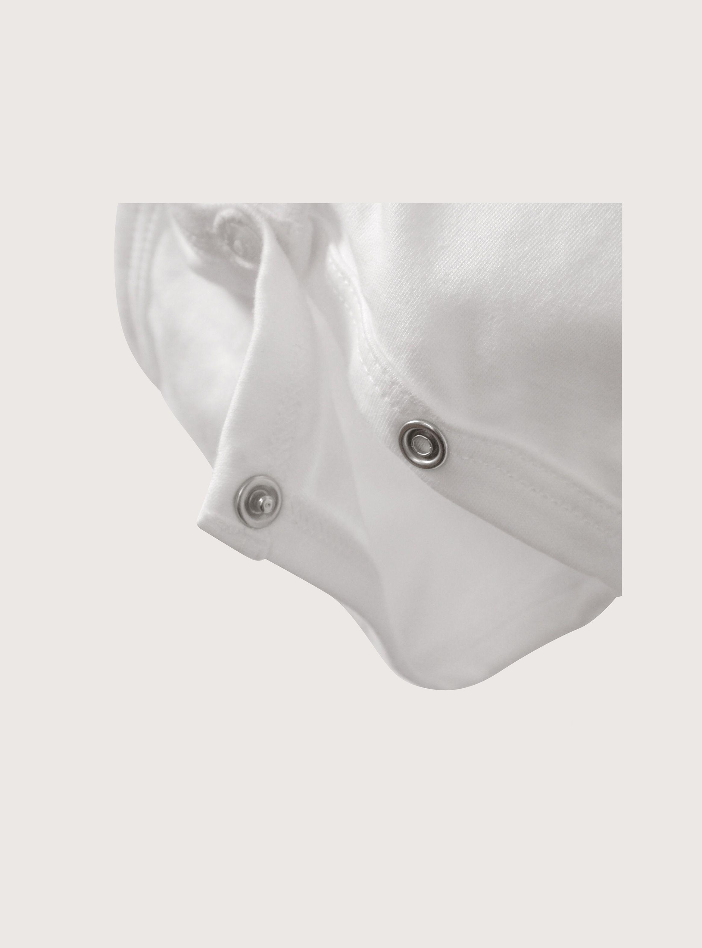 Pack 2 bodies blancos de algodón para tu guagua-4