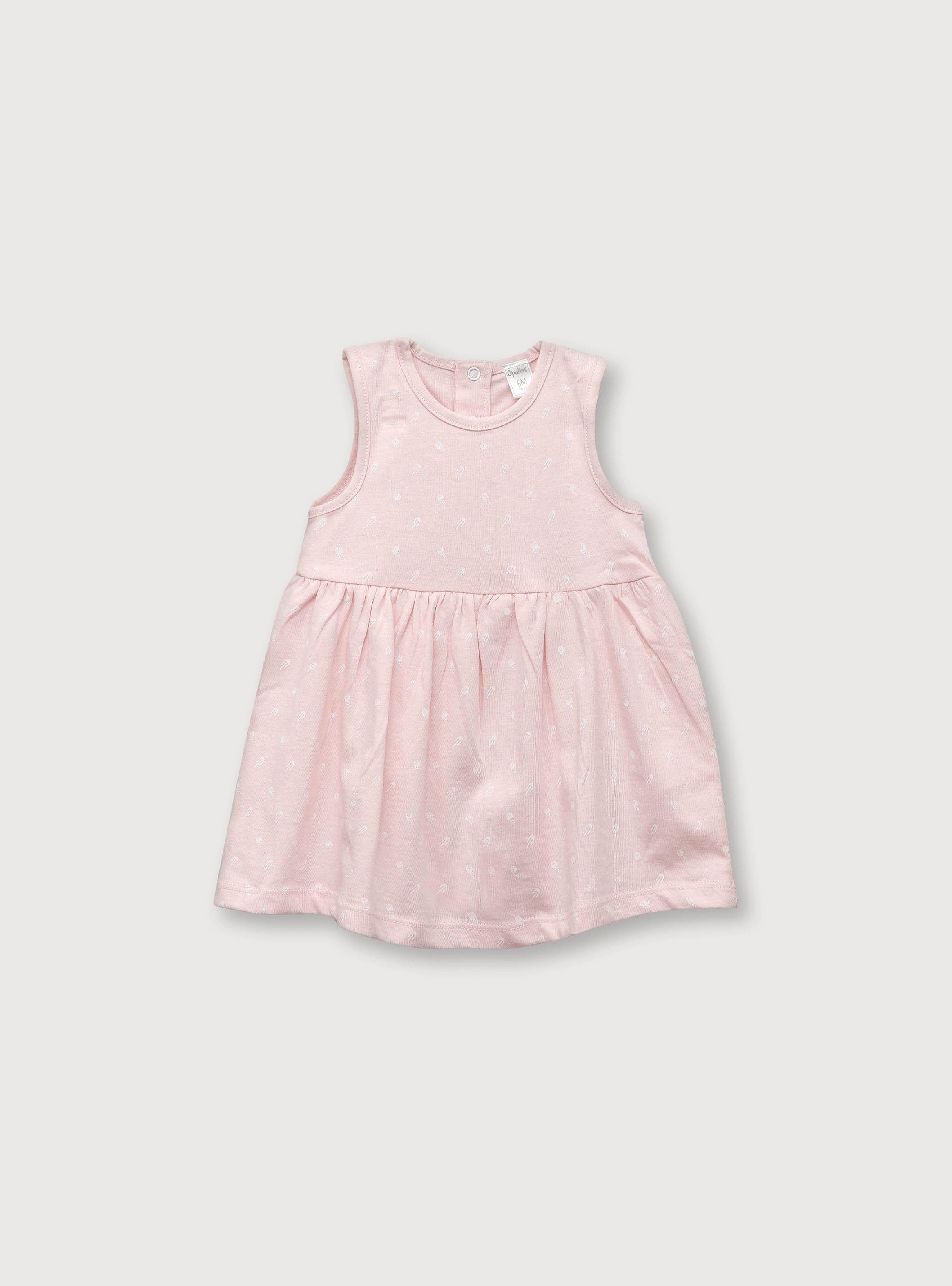 Vestido Niña Rosado (Recién Nacido A 9 Meses) Opaline-0
