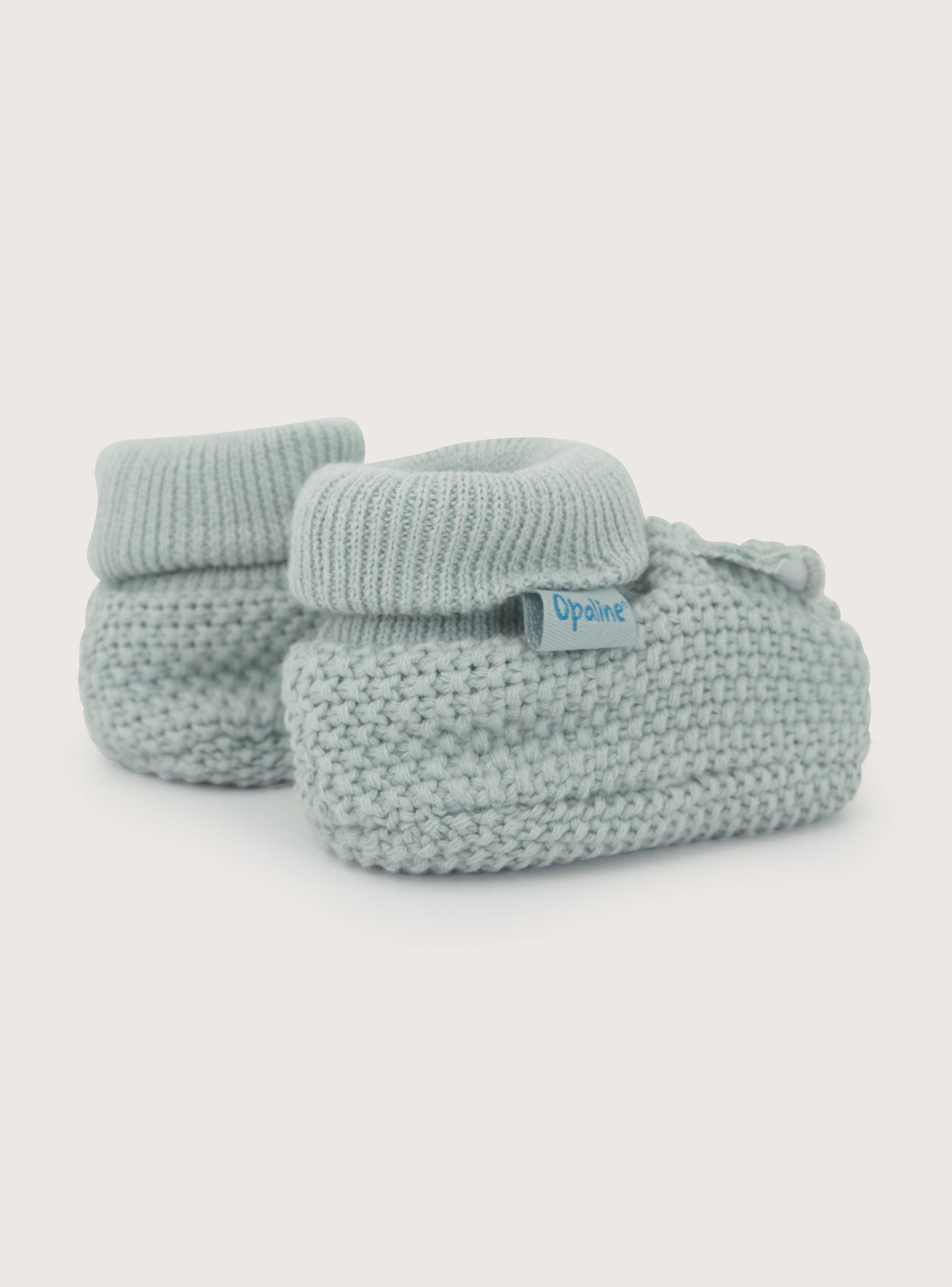 Zapato Tejido Bebe Niño Perro Gris-4