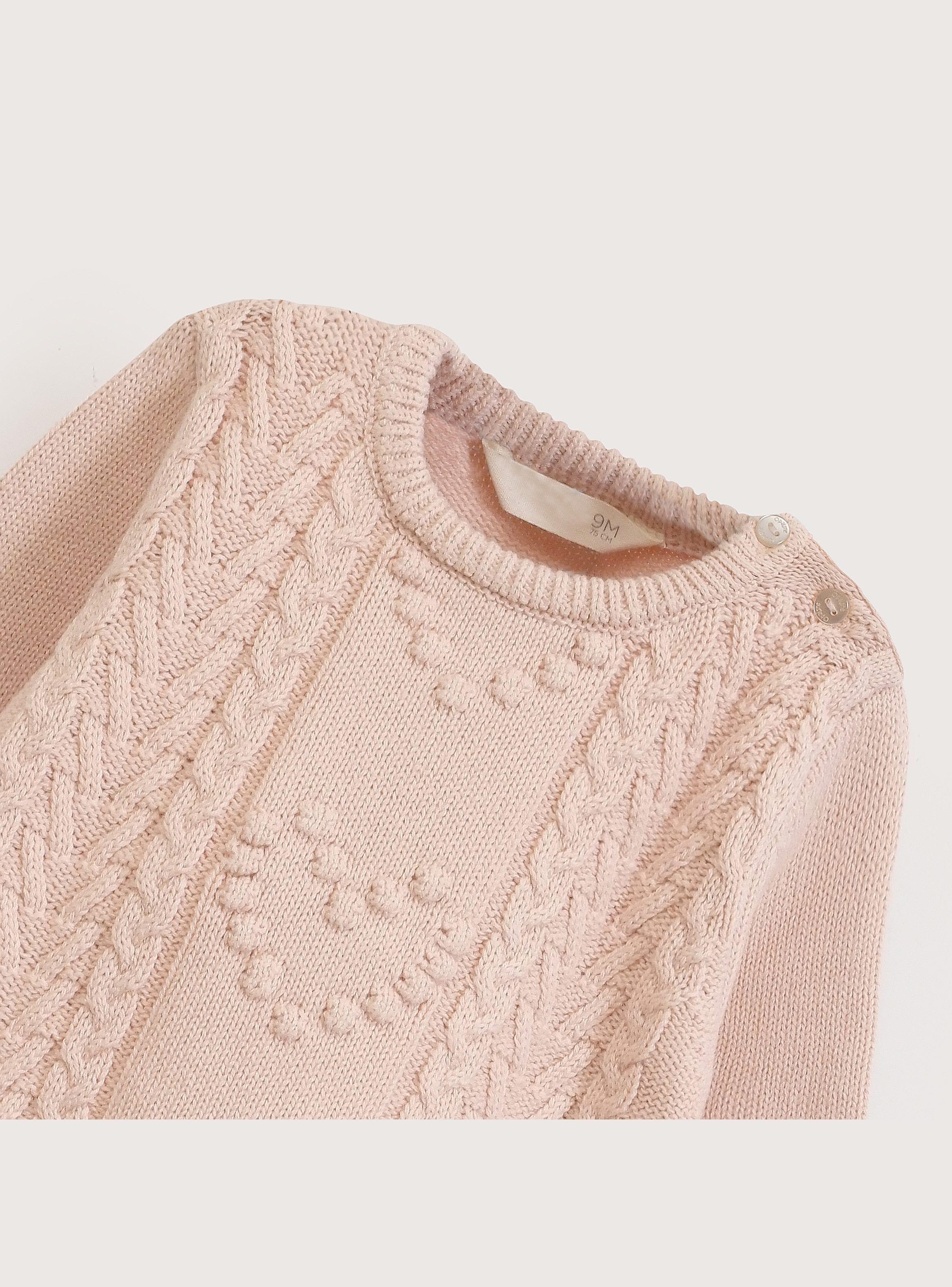 Sweater Infant Niña Rosa Viejo-3