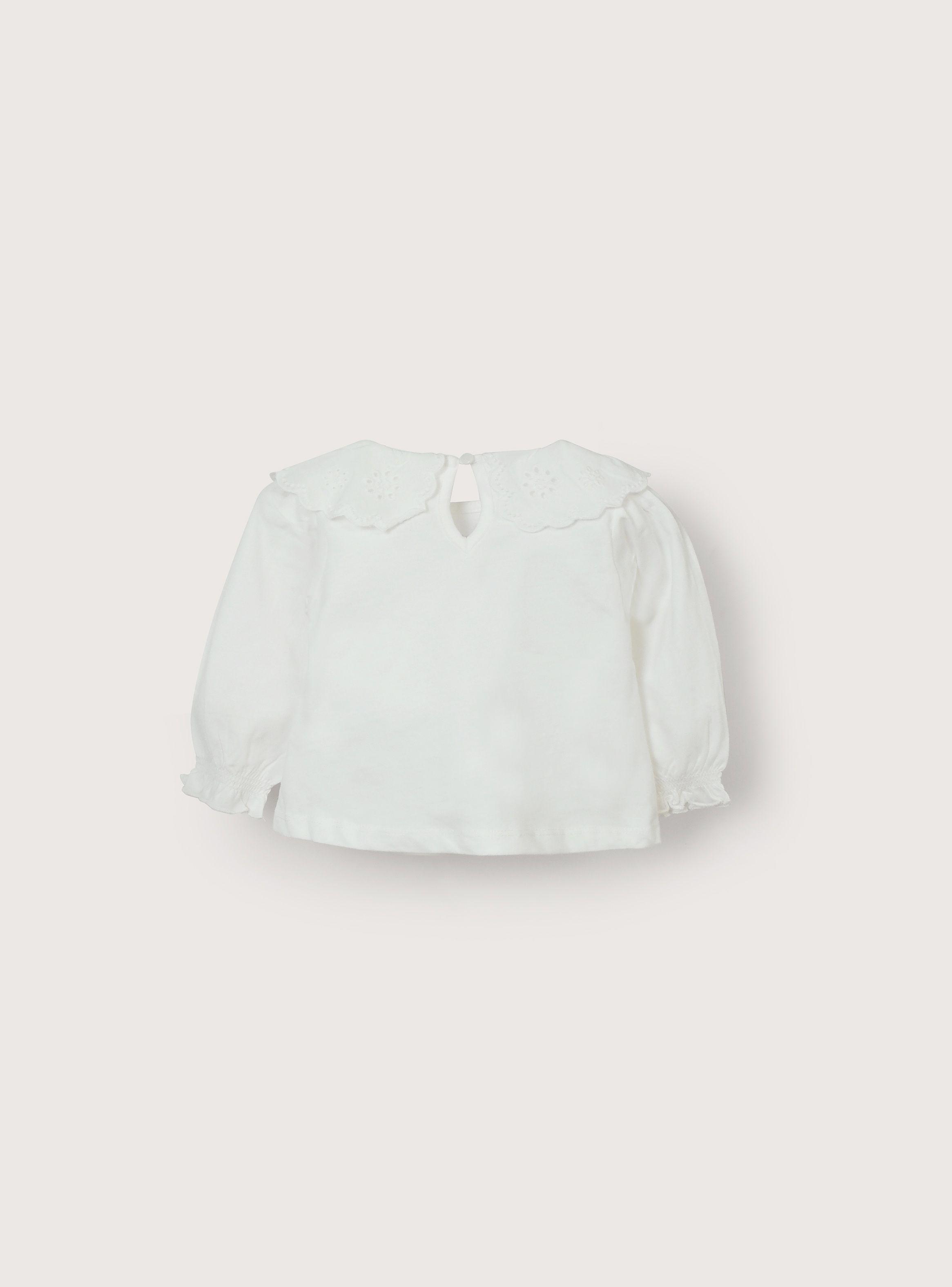 Polera Niña Blanco 39939 Opaline-1