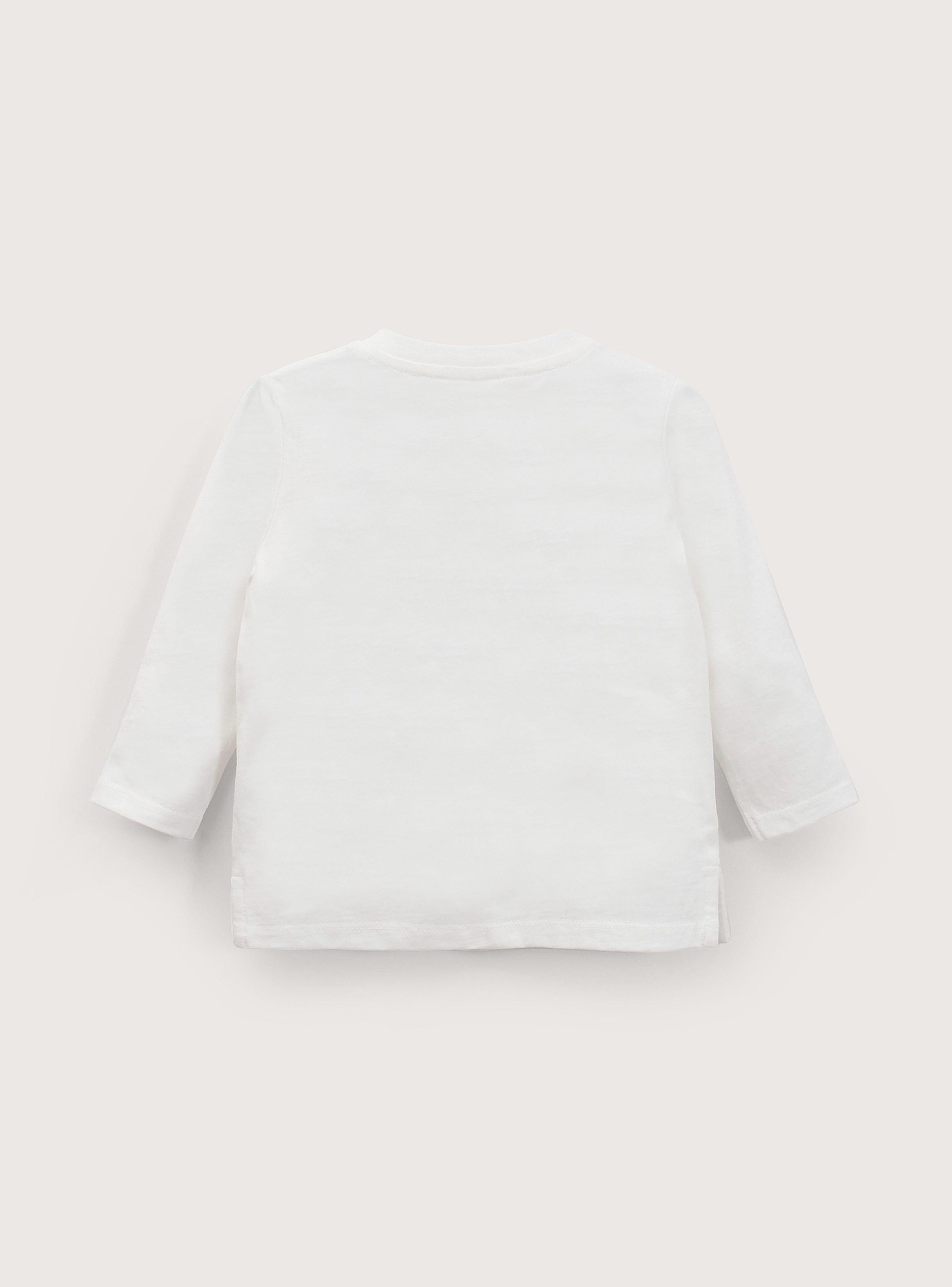 Polera Manga Larga Infant Niño Blanca Disney-2