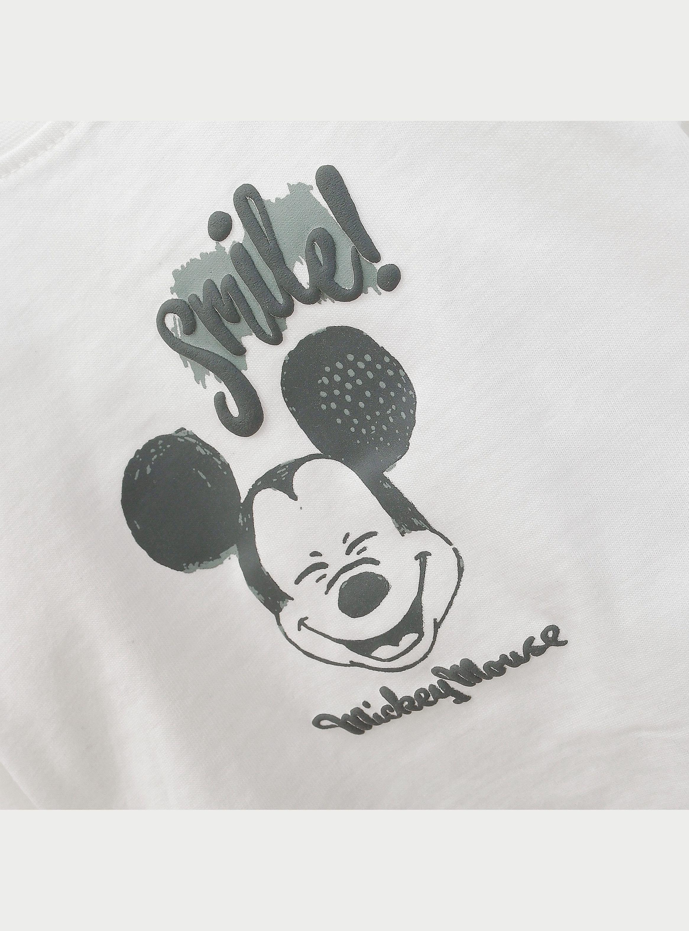 Polera Manga Larga Infant Niño Blanca Disney-3