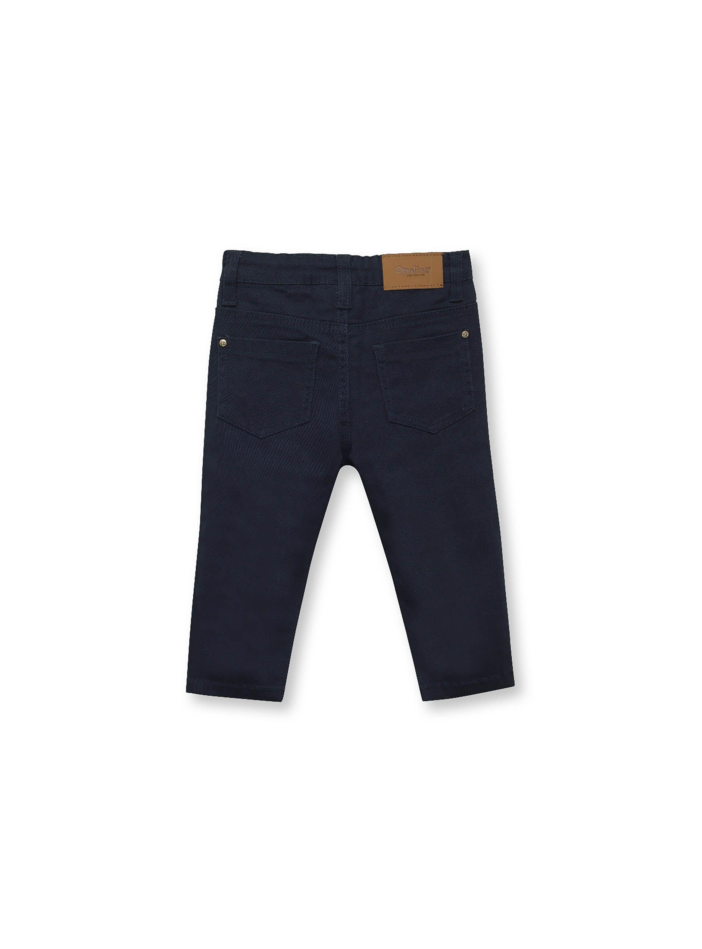 Pantalón de niño esencial Azul (6M - 4A)-1