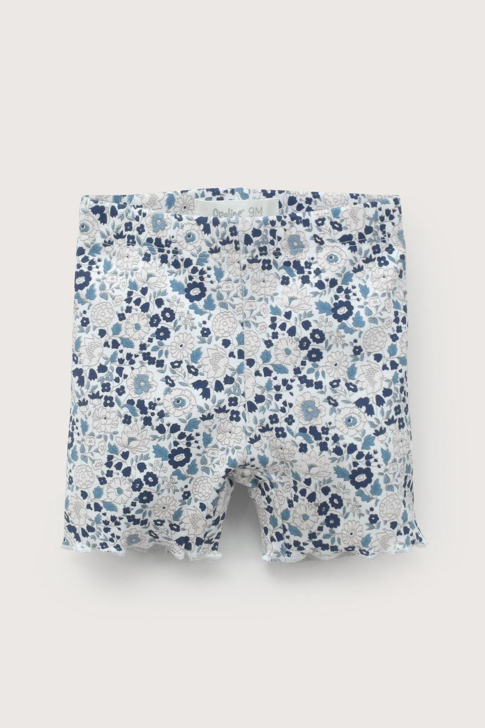 Conjunto calza y polera blanca de niña-3