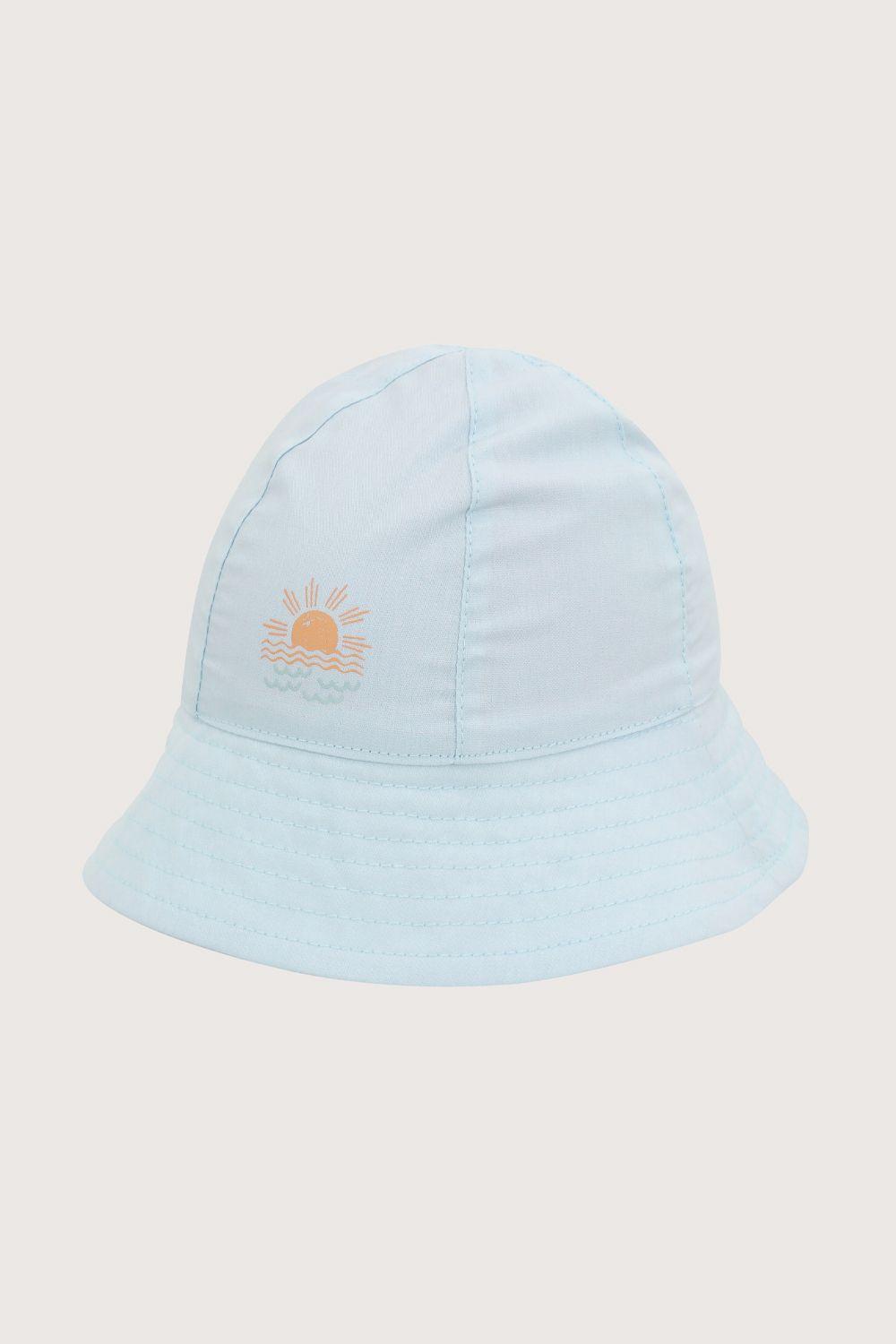 Gorro bebe azul niño-0