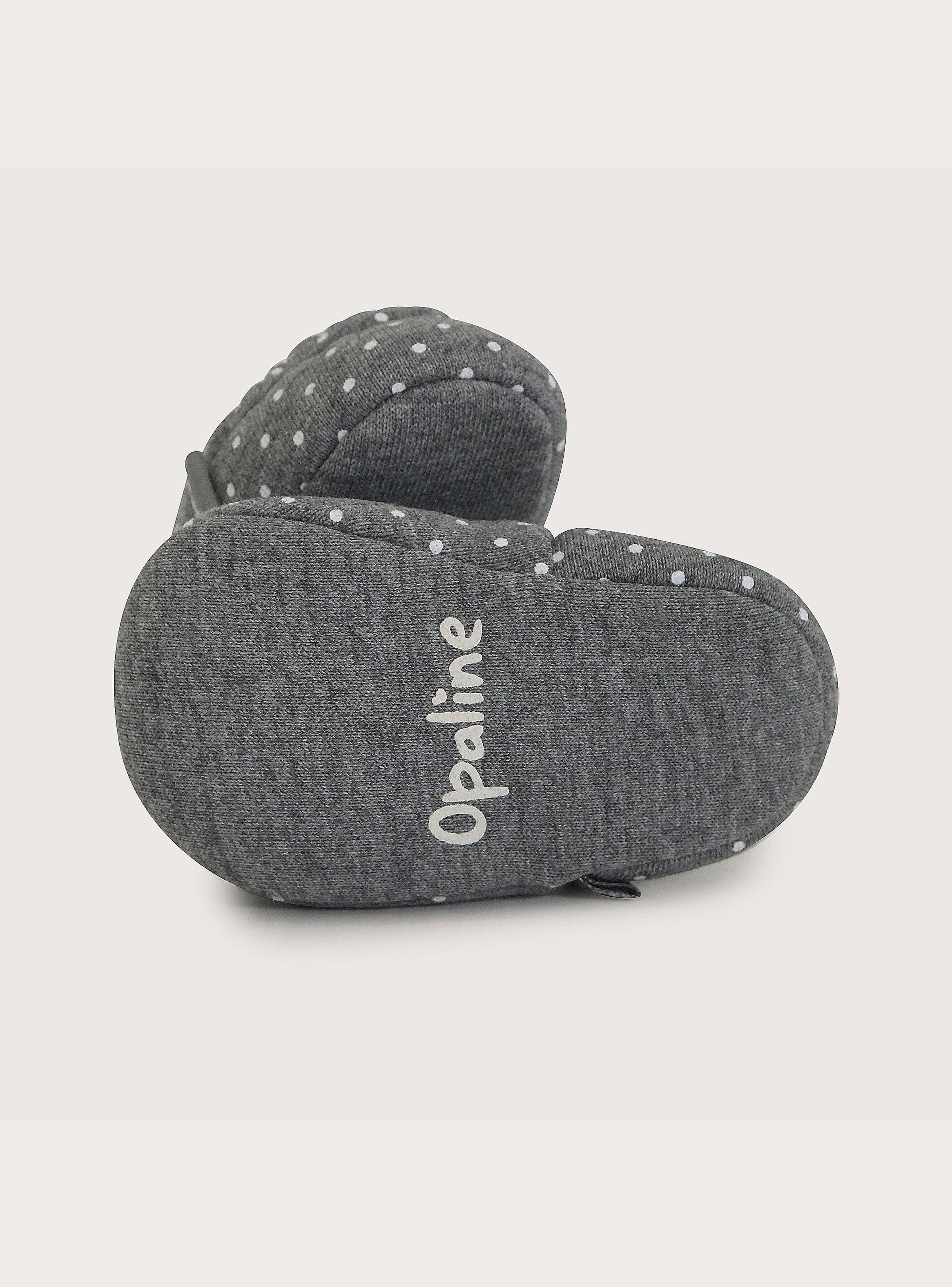 Pantufla Gris Bebé-2