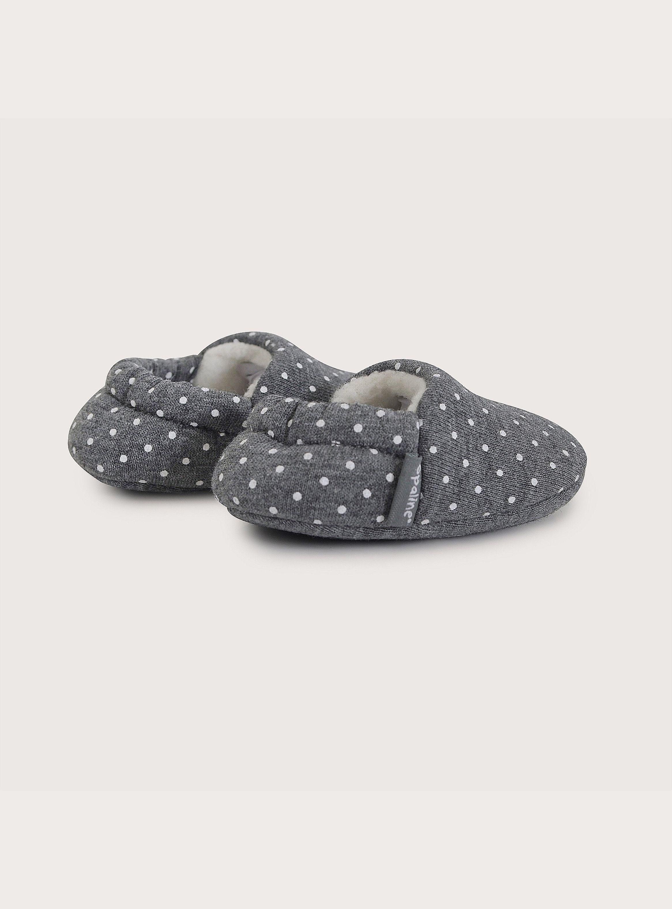 Pantufla Gris Bebé-4
