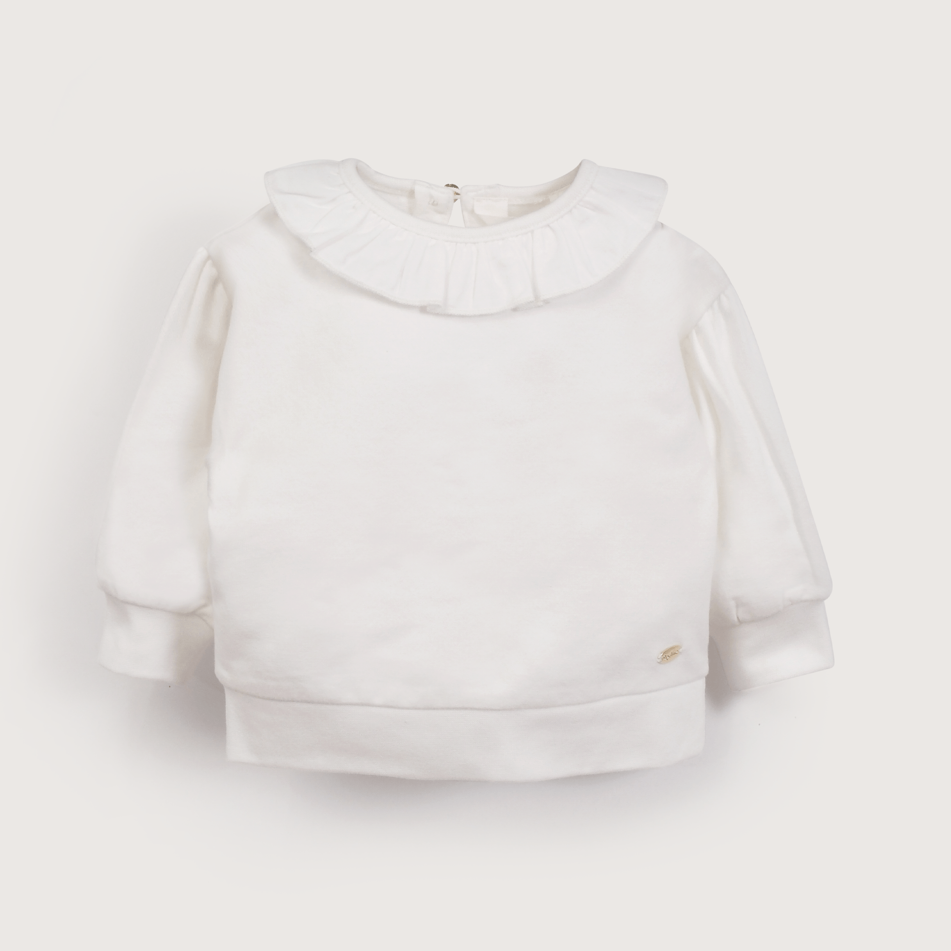 Polerón blanco de niña-1