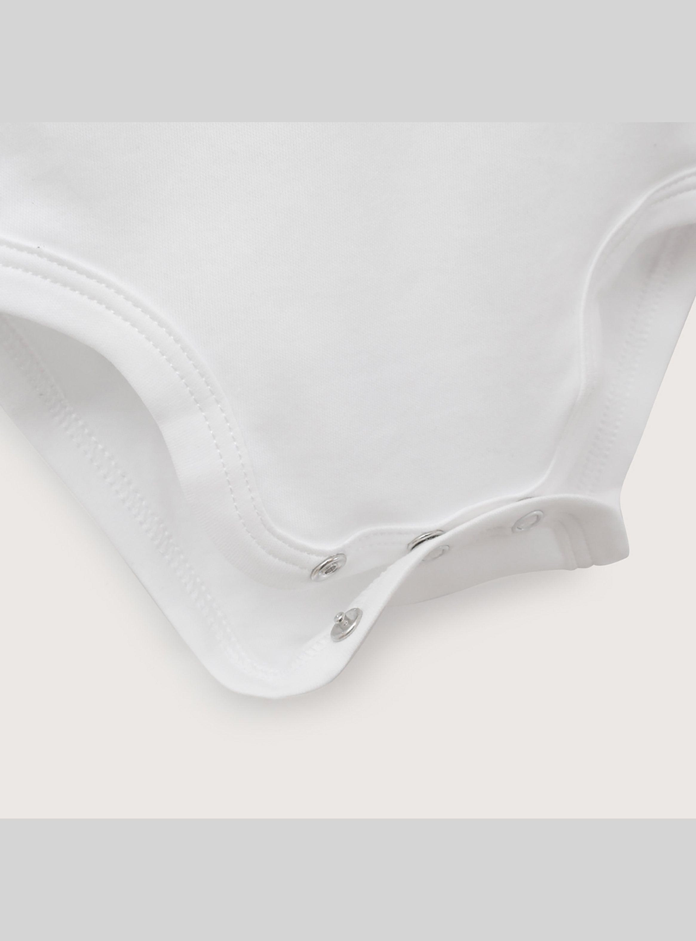 Pack 2 Body Algodón Bebé Unisex Blanco-2