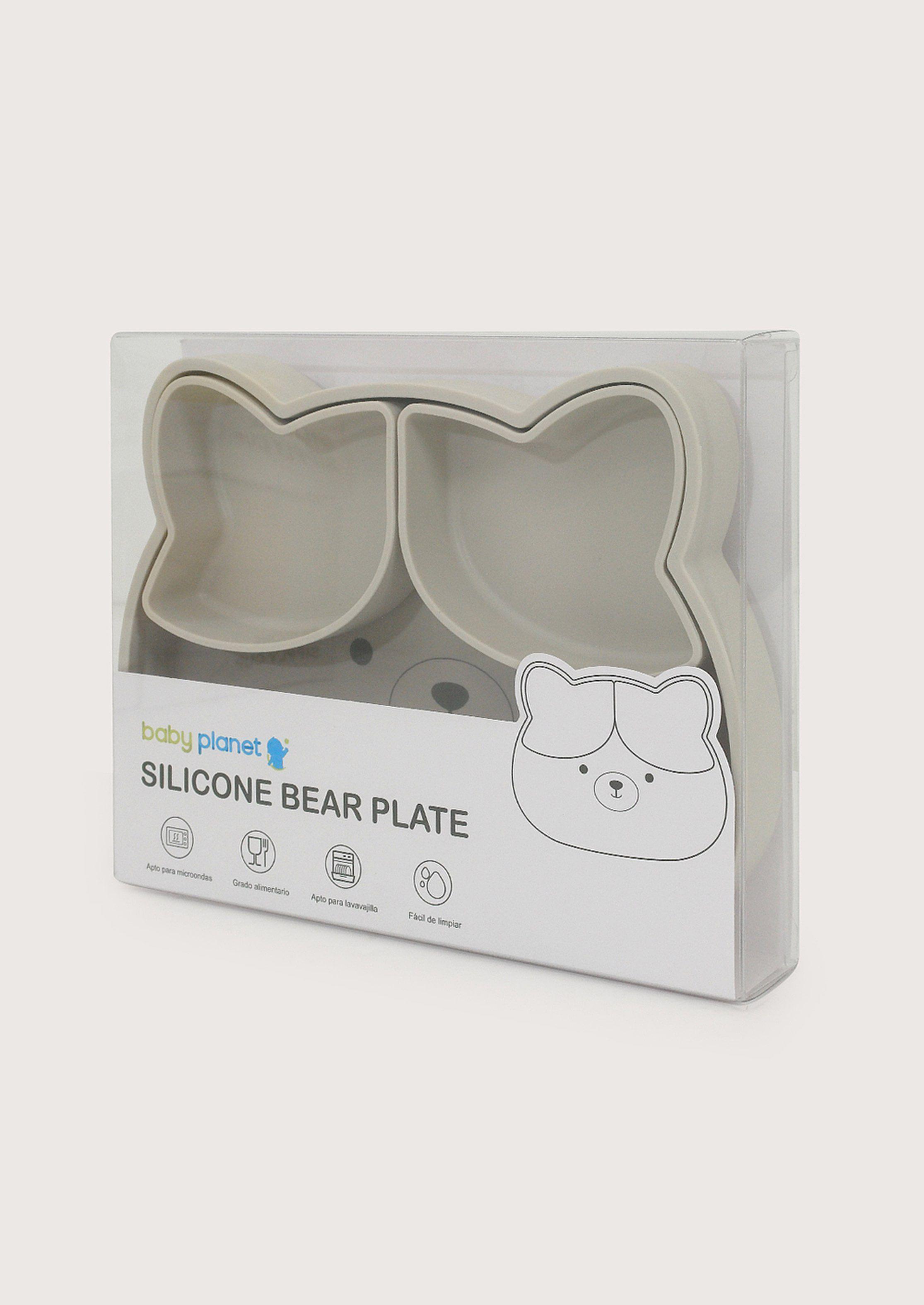 Plato oso con base antideslizante gris-3