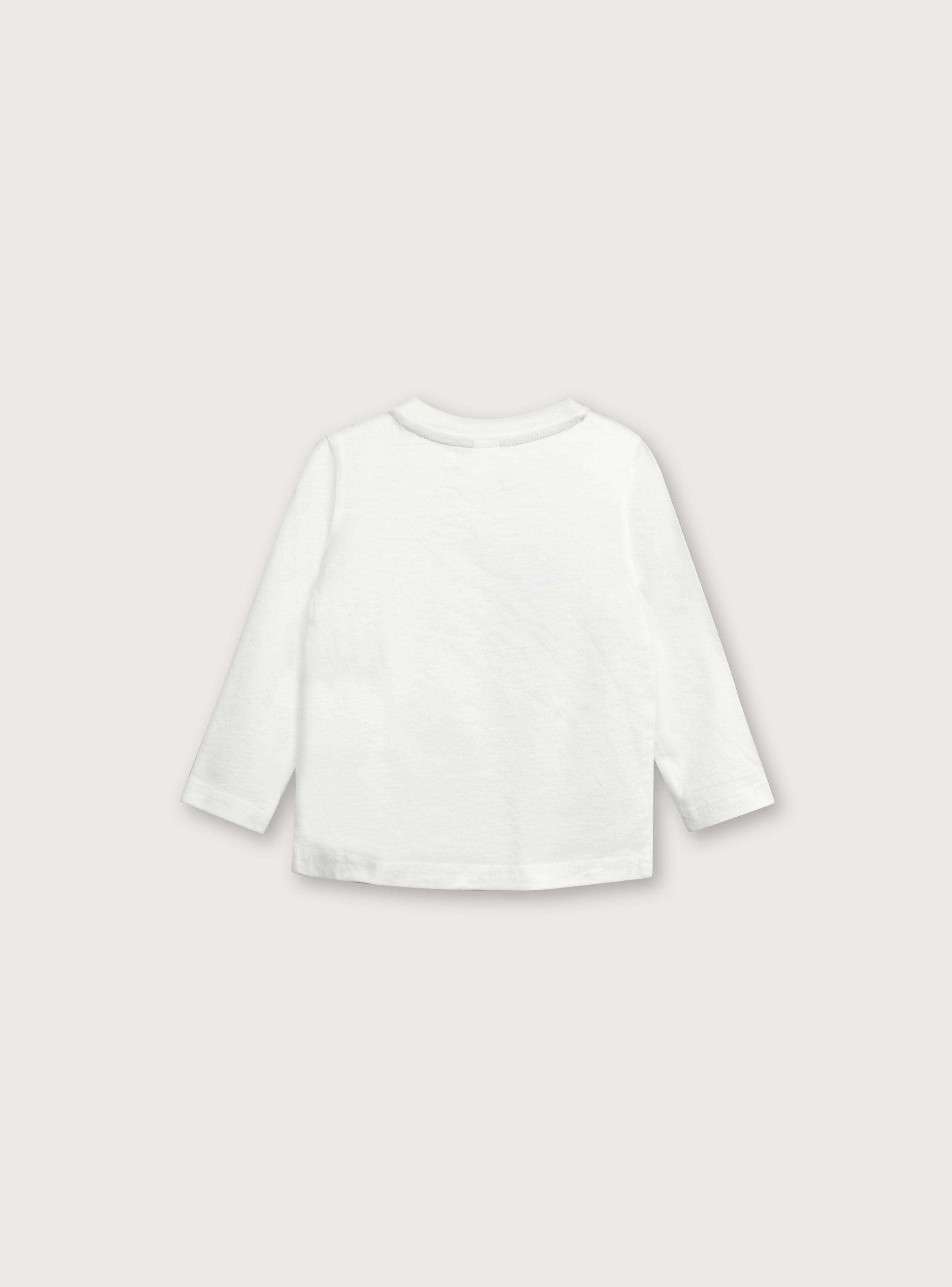Polera Básica Blanca de Niño-1