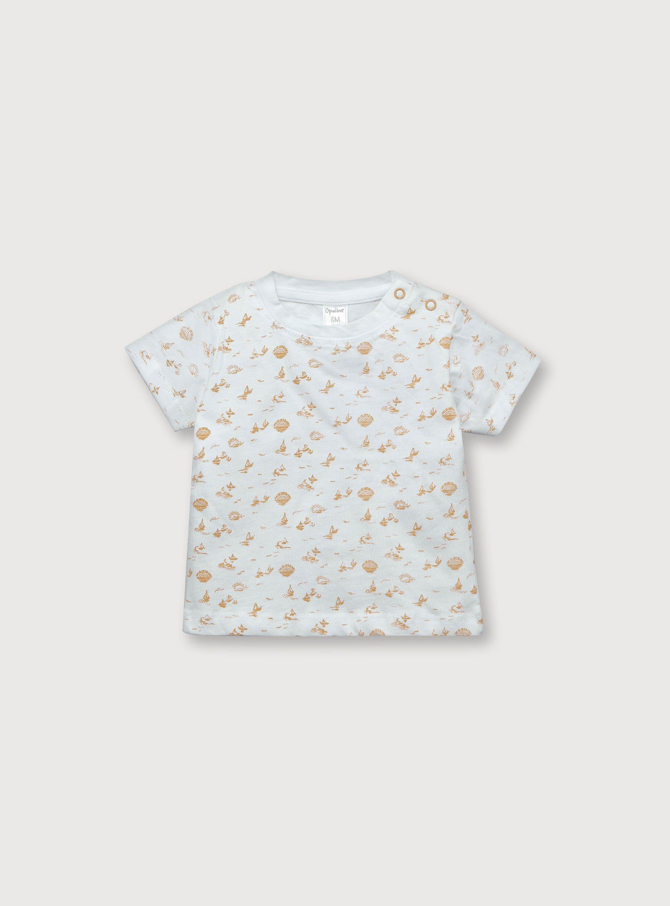 Polera Niño Beige (Recién Nacido A 9 Meses) Opaline-0