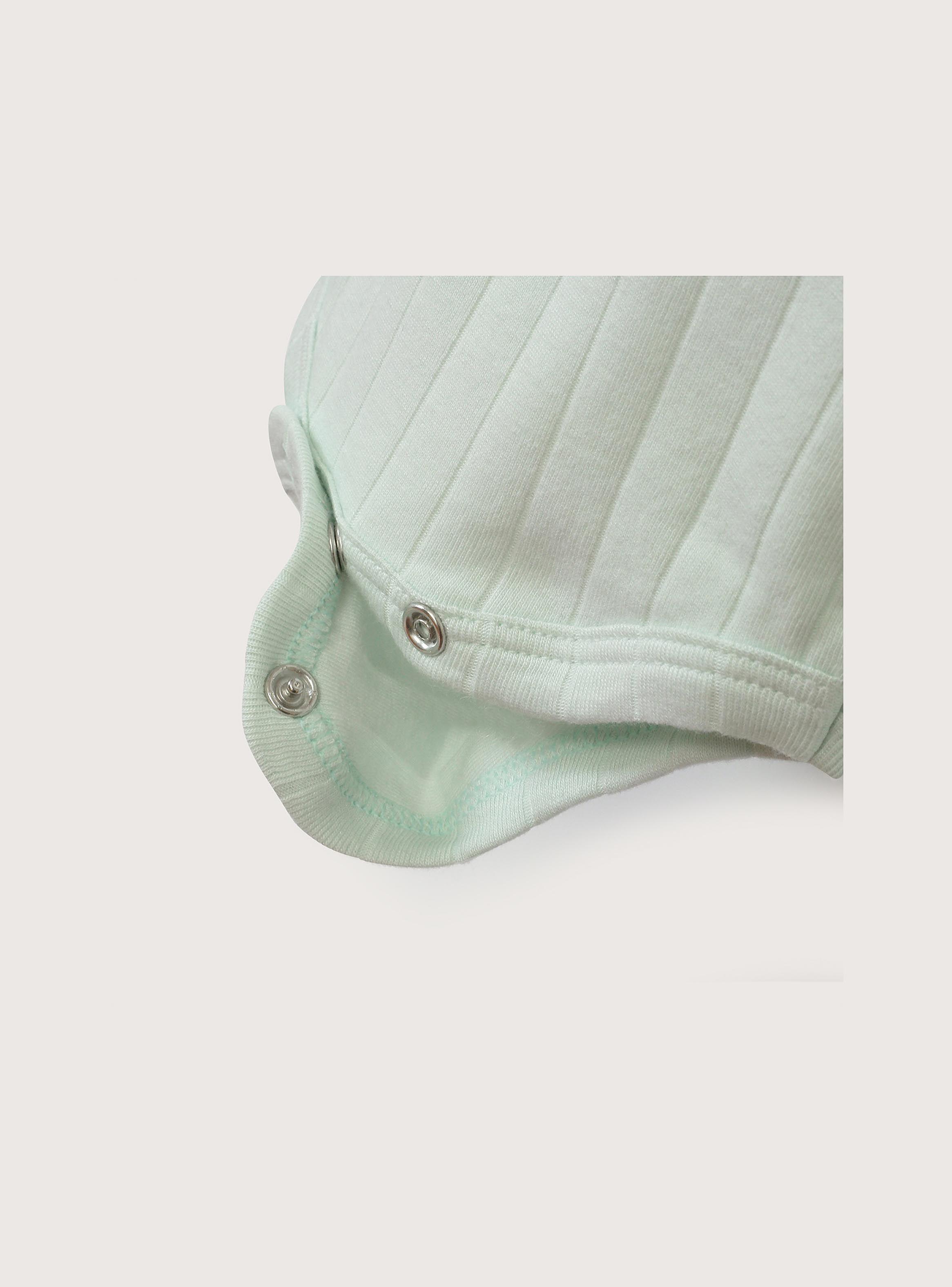 Pack De 2 Bodys Algodón Acanalado Unisex Menta-2