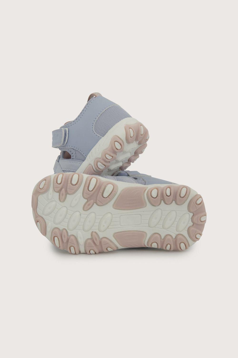 Sandalia outdoor morada de niña-2