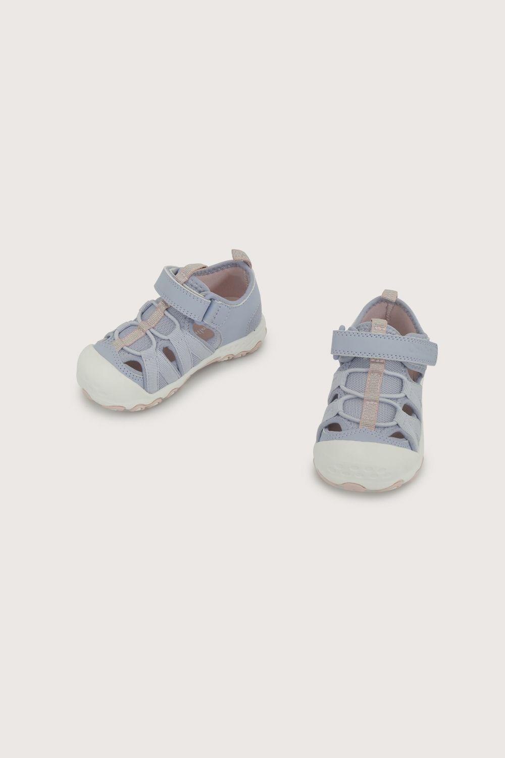 Sandalia outdoor morada de niña-3