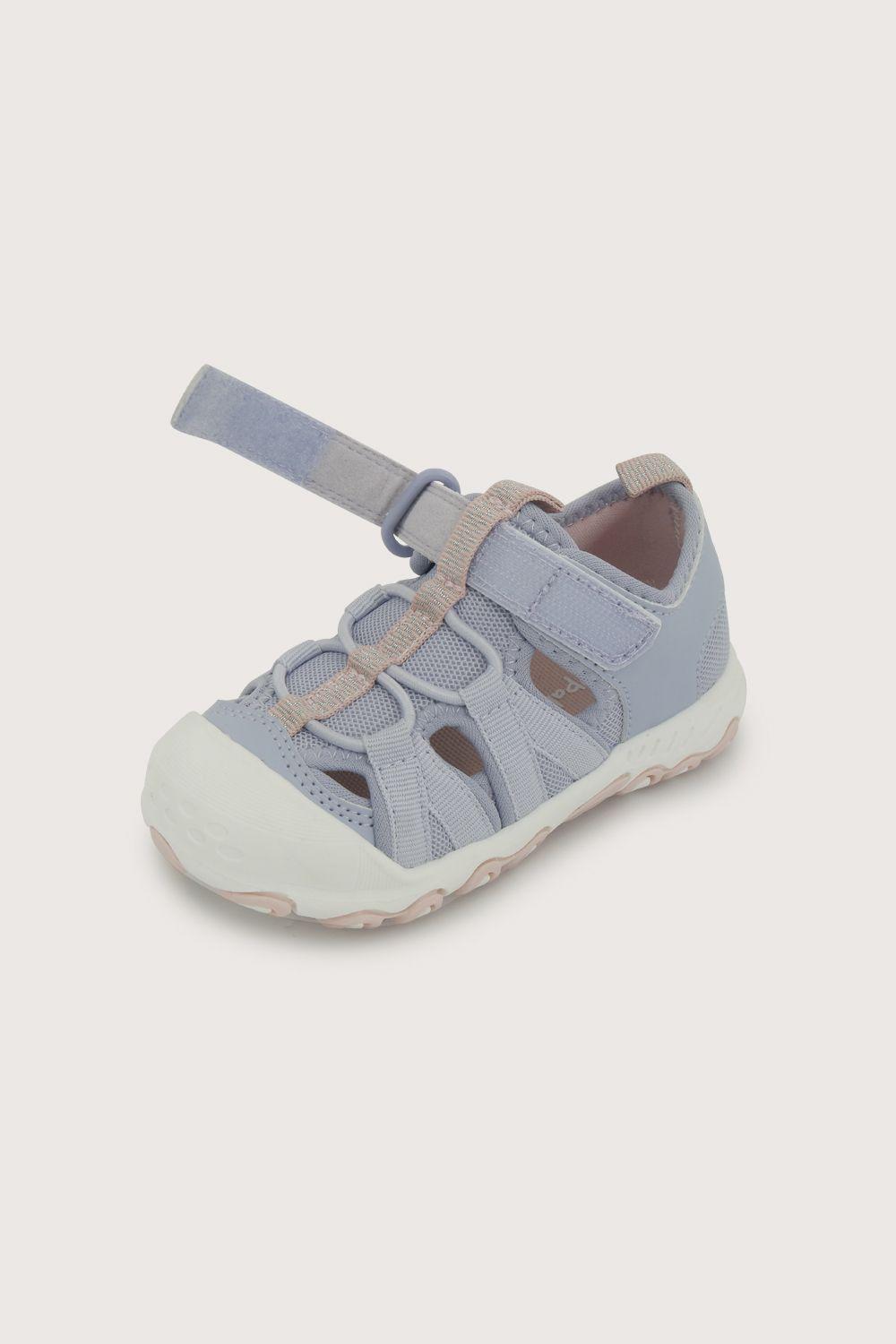 Sandalia outdoor morada de niña-5