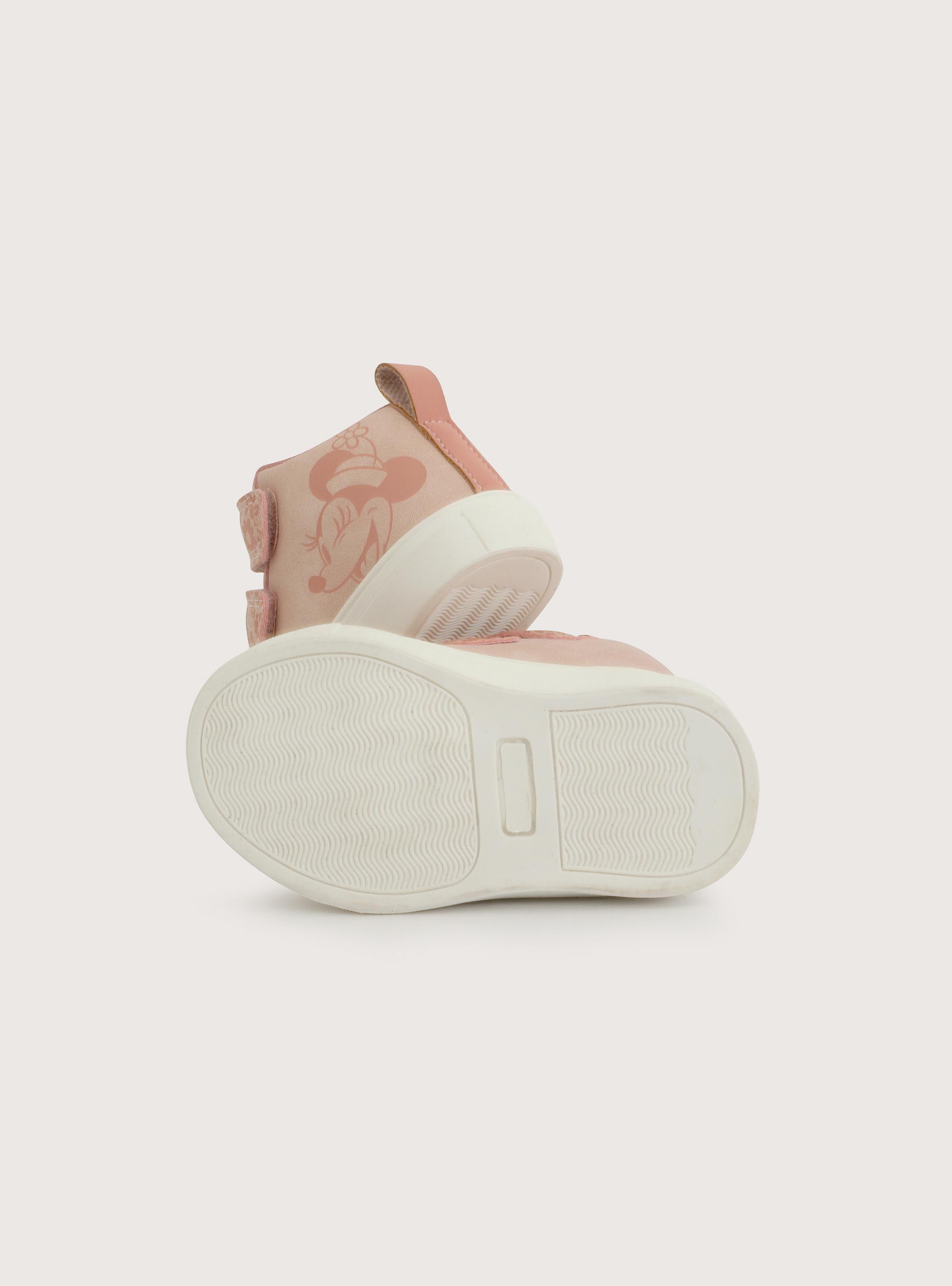 Zapatilla Caña Alta Disney Rosada Niña-2