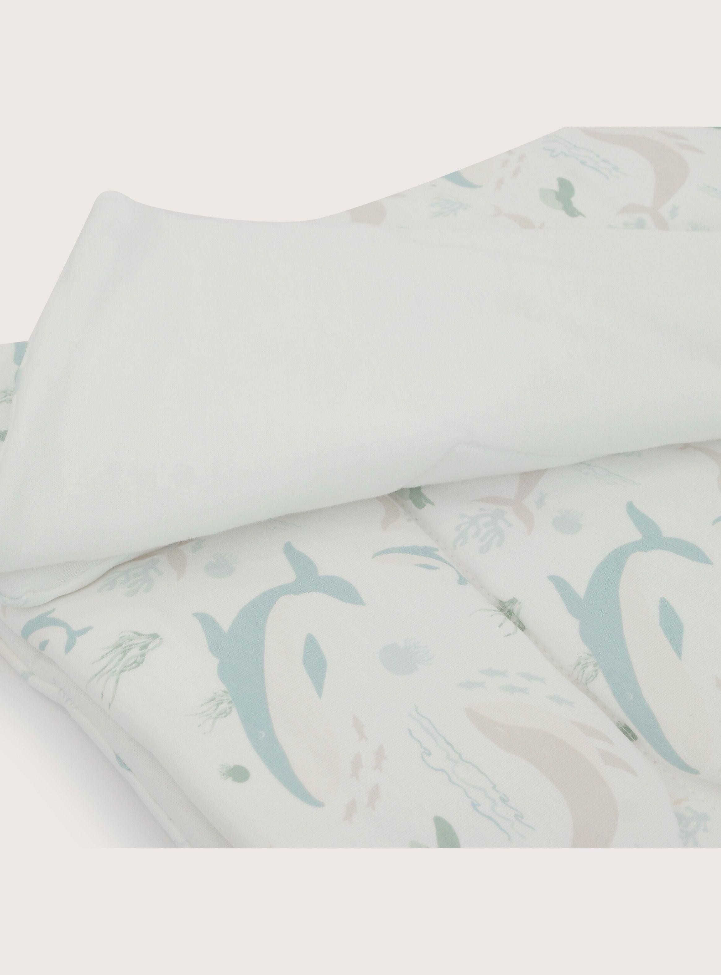 Cobertor De Cuna Estampado Blanco Bebé Niño-4