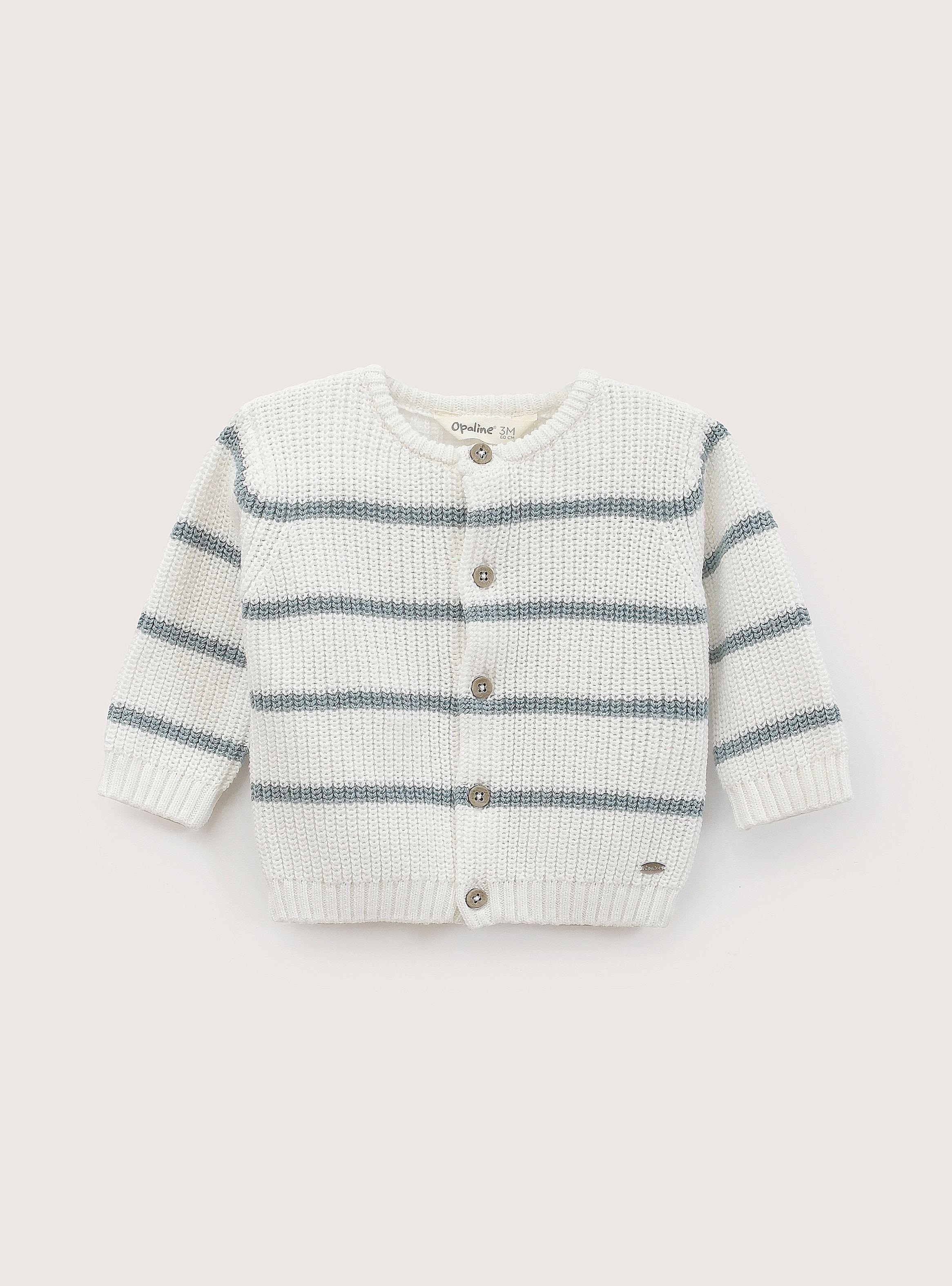 Chaleco Bebe Niño Blanco-1