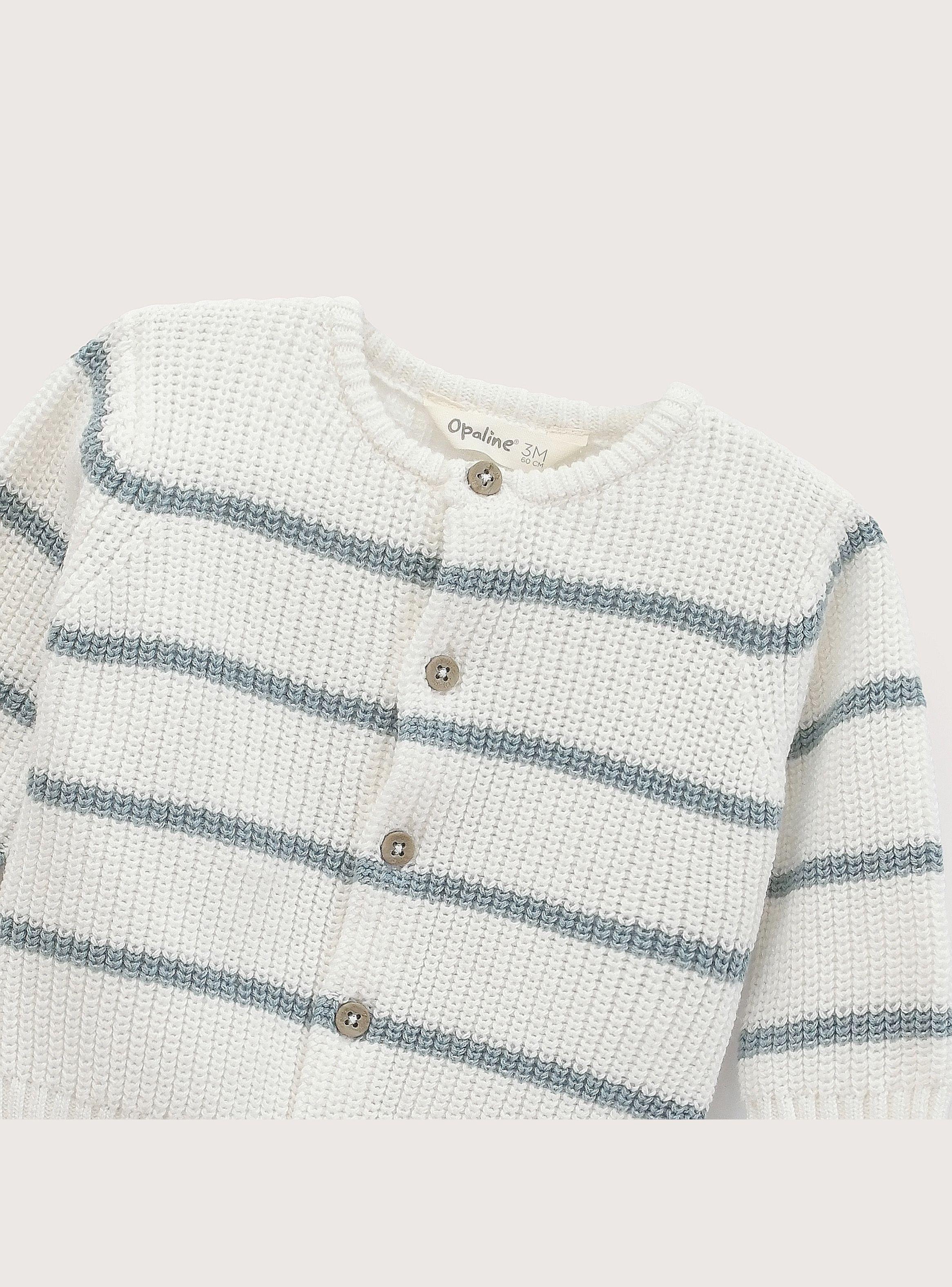 Chaleco Bebe Niño Blanco-3