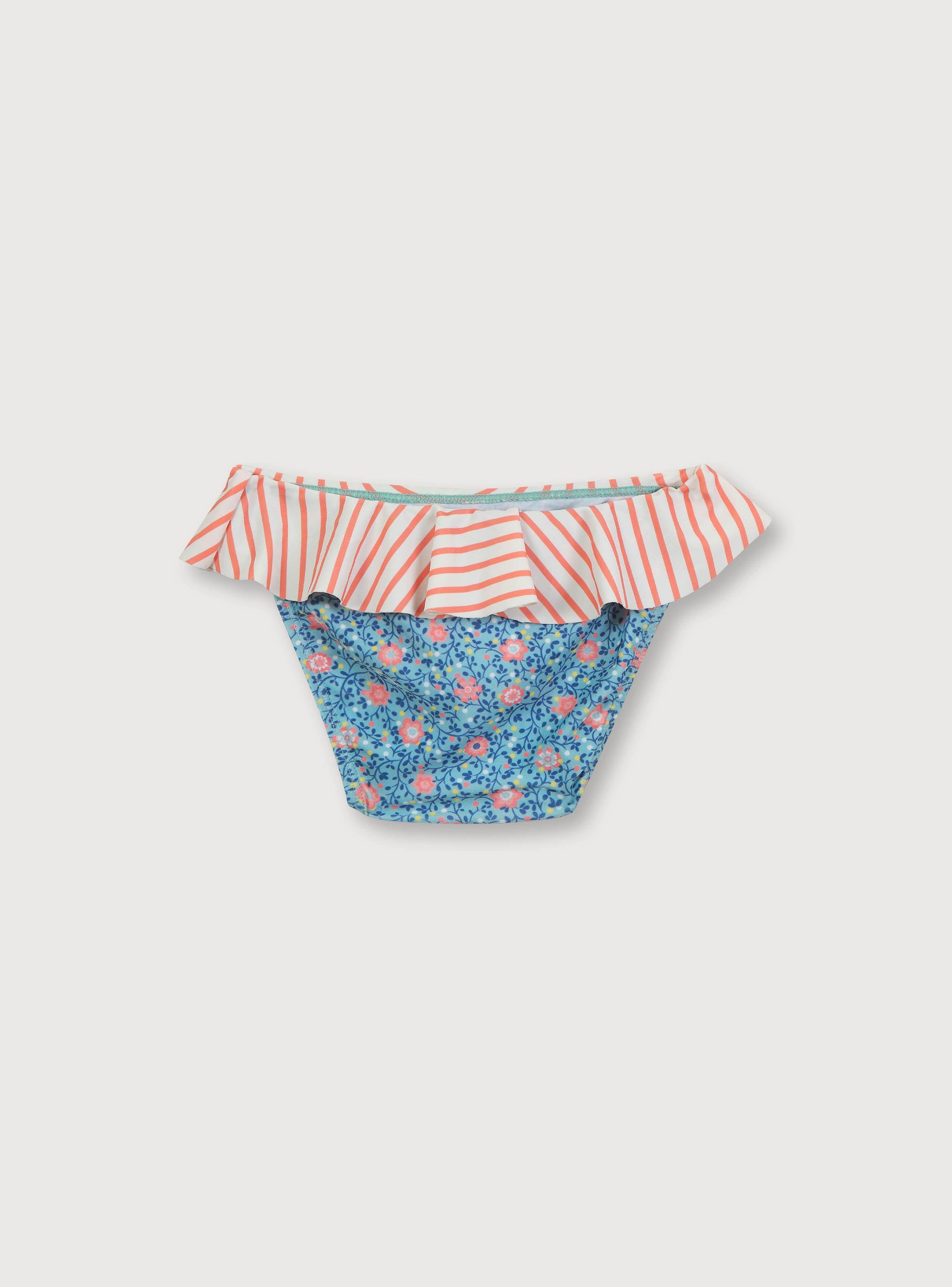 Traje De Baño De Niña Calzón Turquesa (6M A 4A) Opaline-1