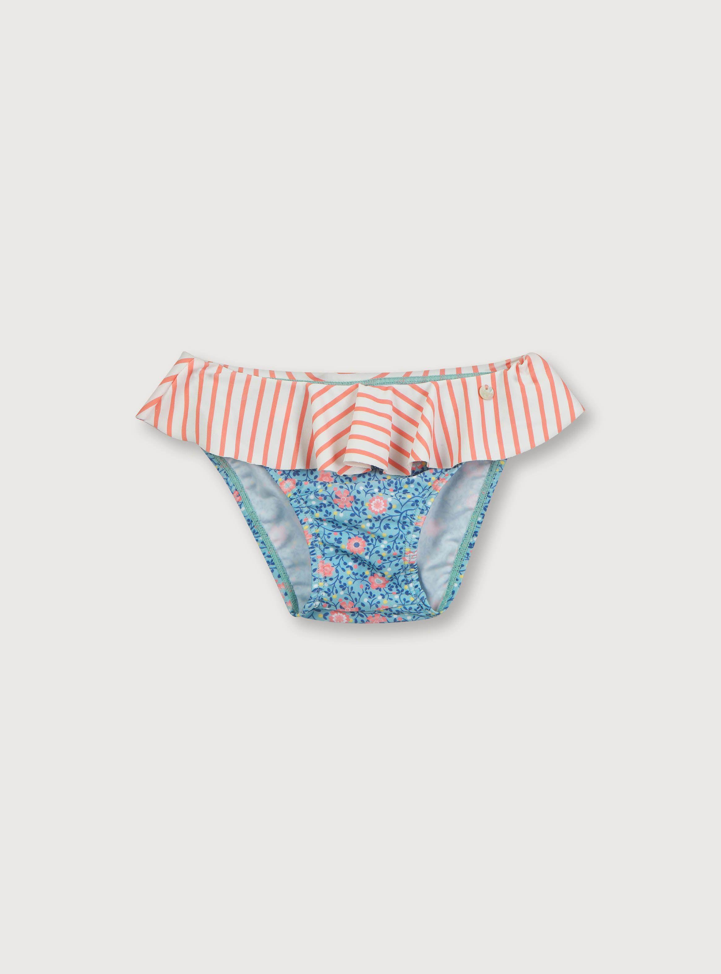 Traje De Baño De Niña Calzón Turquesa (6M A 4A) Opaline-0