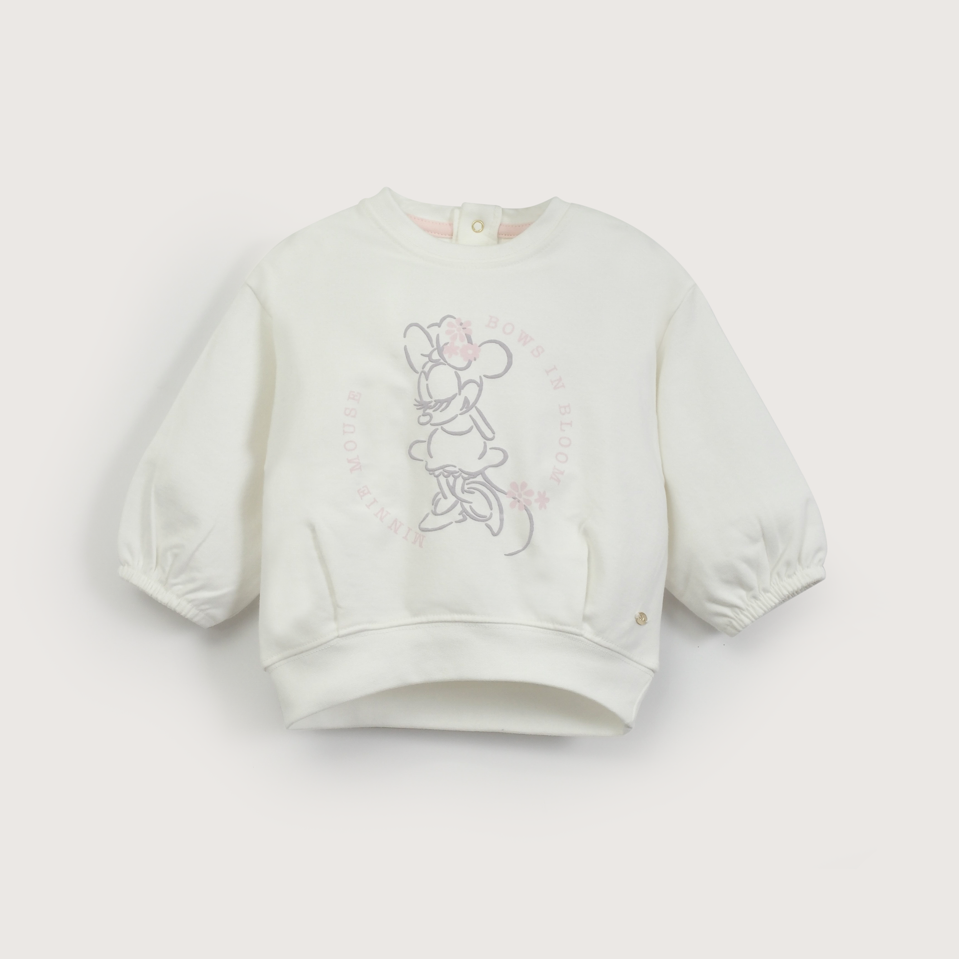 Polerón blanco disney de niña-1