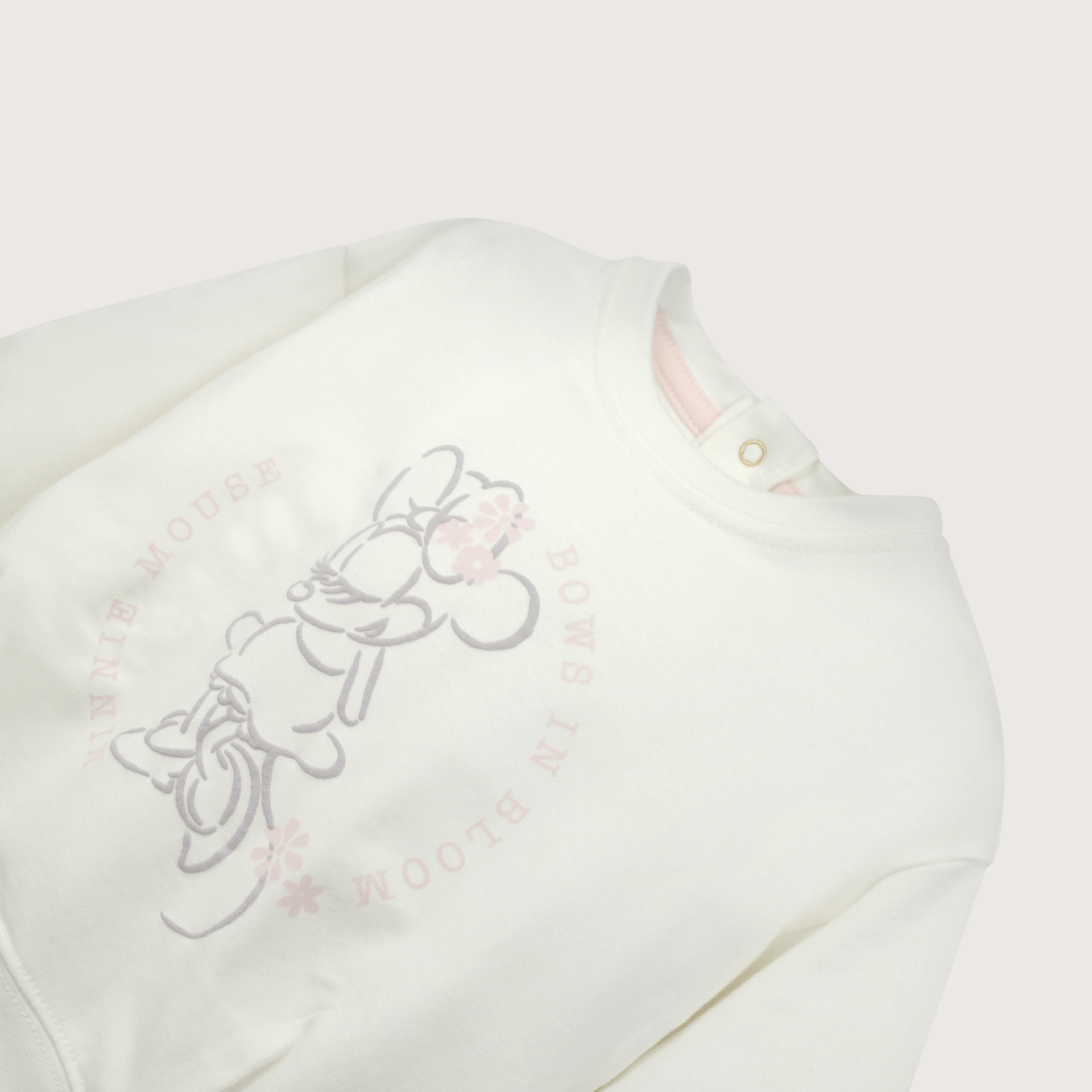 Polerón blanco disney de niña-3