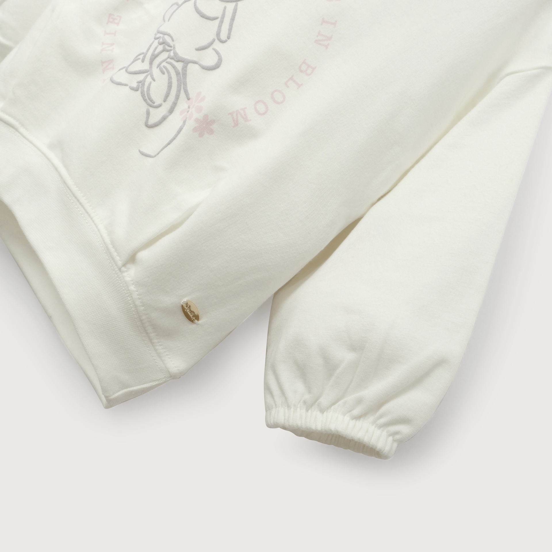 Polerón blanco disney de niña-4