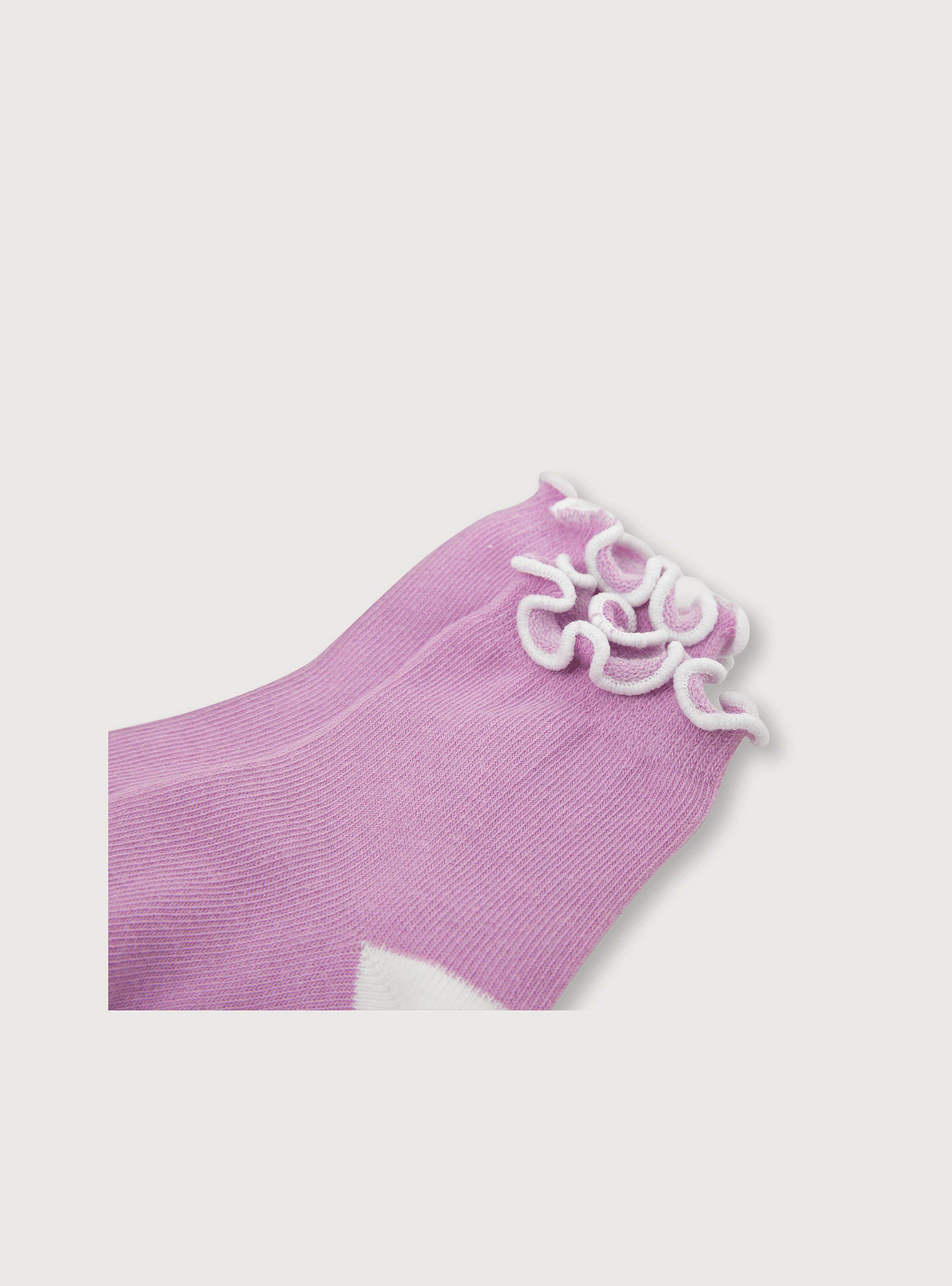 Calcetines Niña Pack 3 Lisos Damasco (6M A 4A) Opaline-1