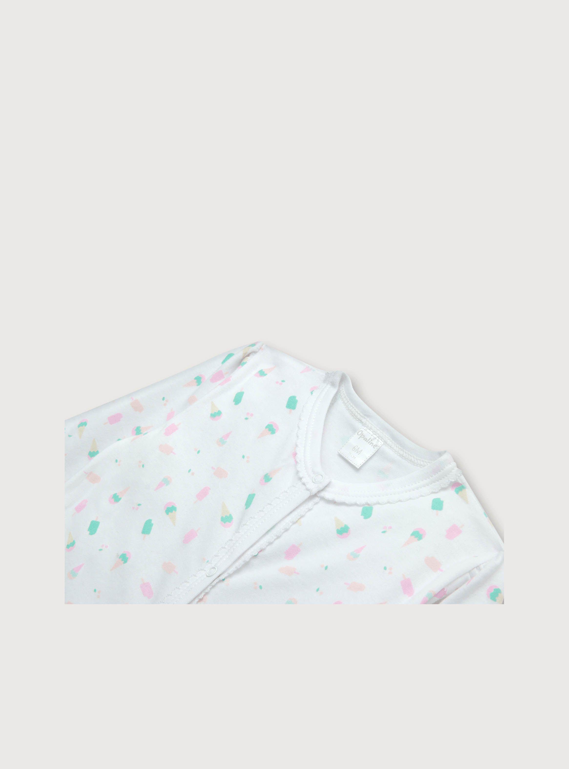 Pijama Niña Blanco (Recién Nacido A 12 Meses) Opaline-2